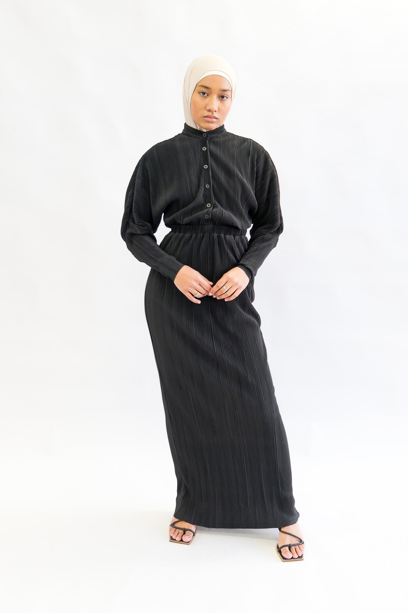 Diana Pleated Dress - Nasiba