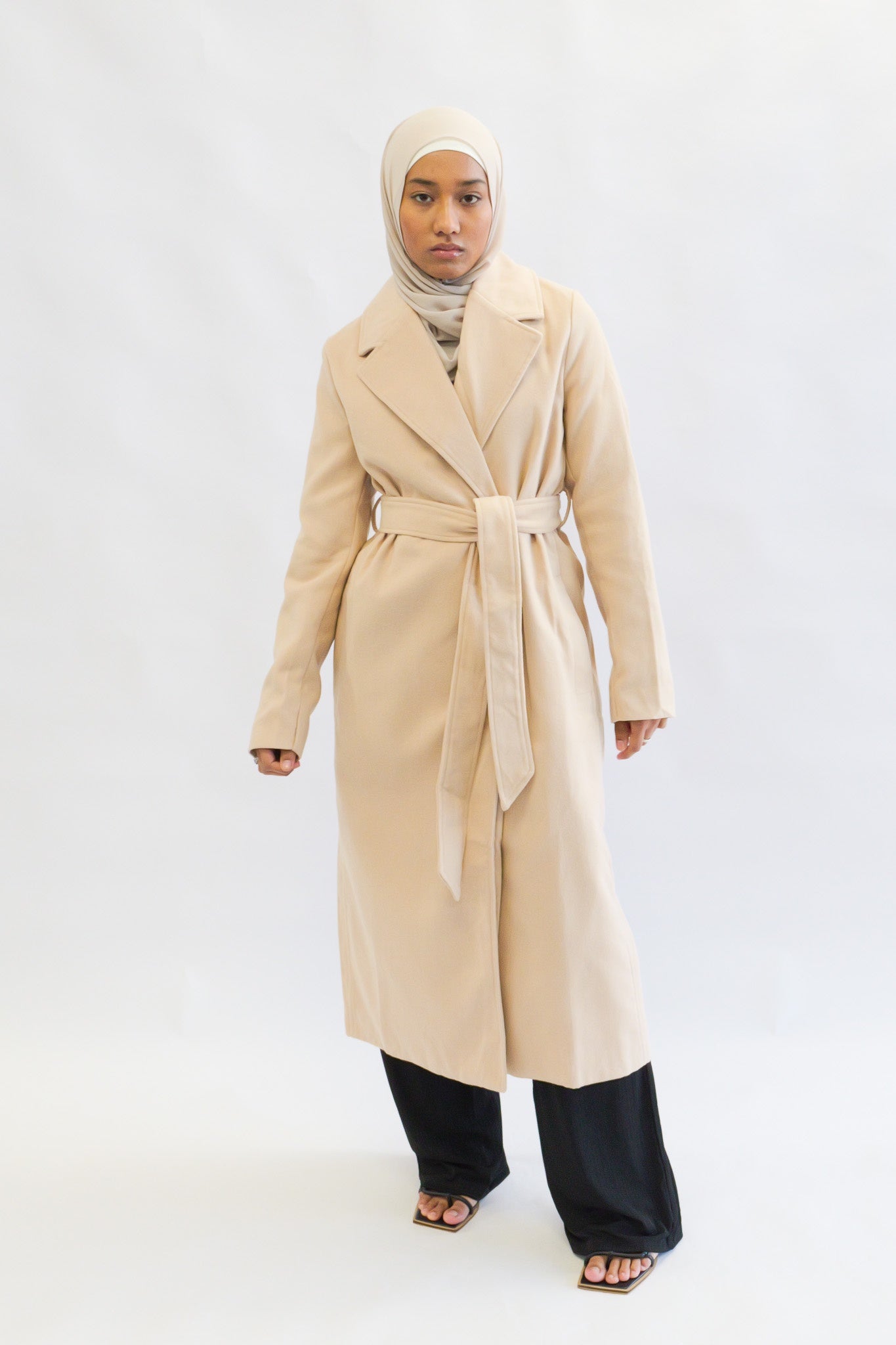 Winter Coat - Nude