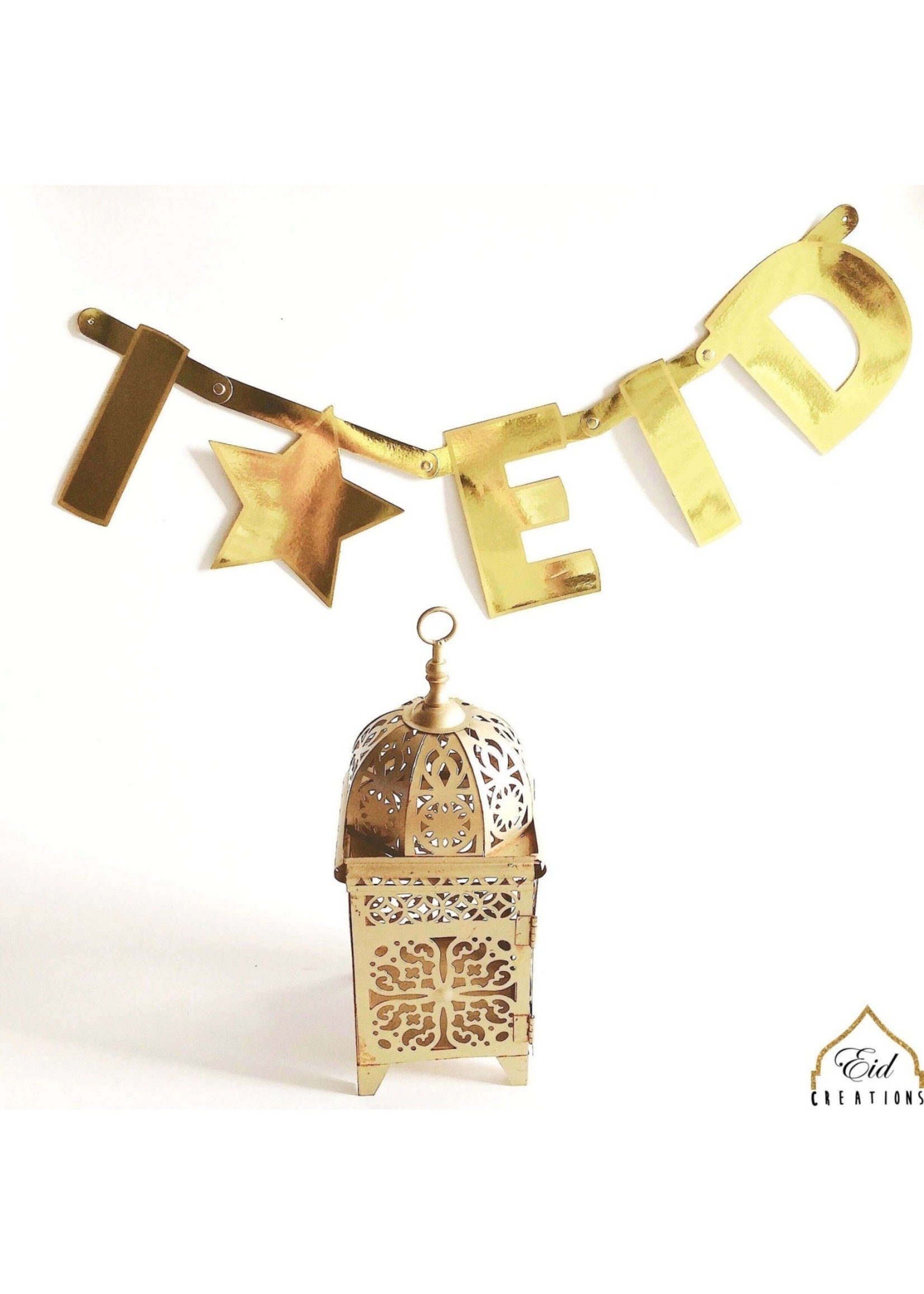 Gold DIY Banner - Nasiba