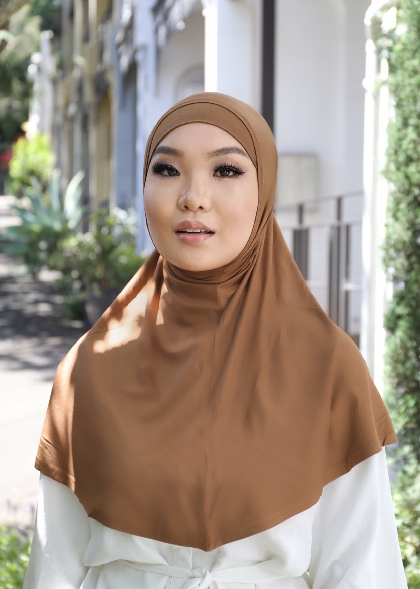 Slip on Hijab - Brown Oak (J) - Nasiba