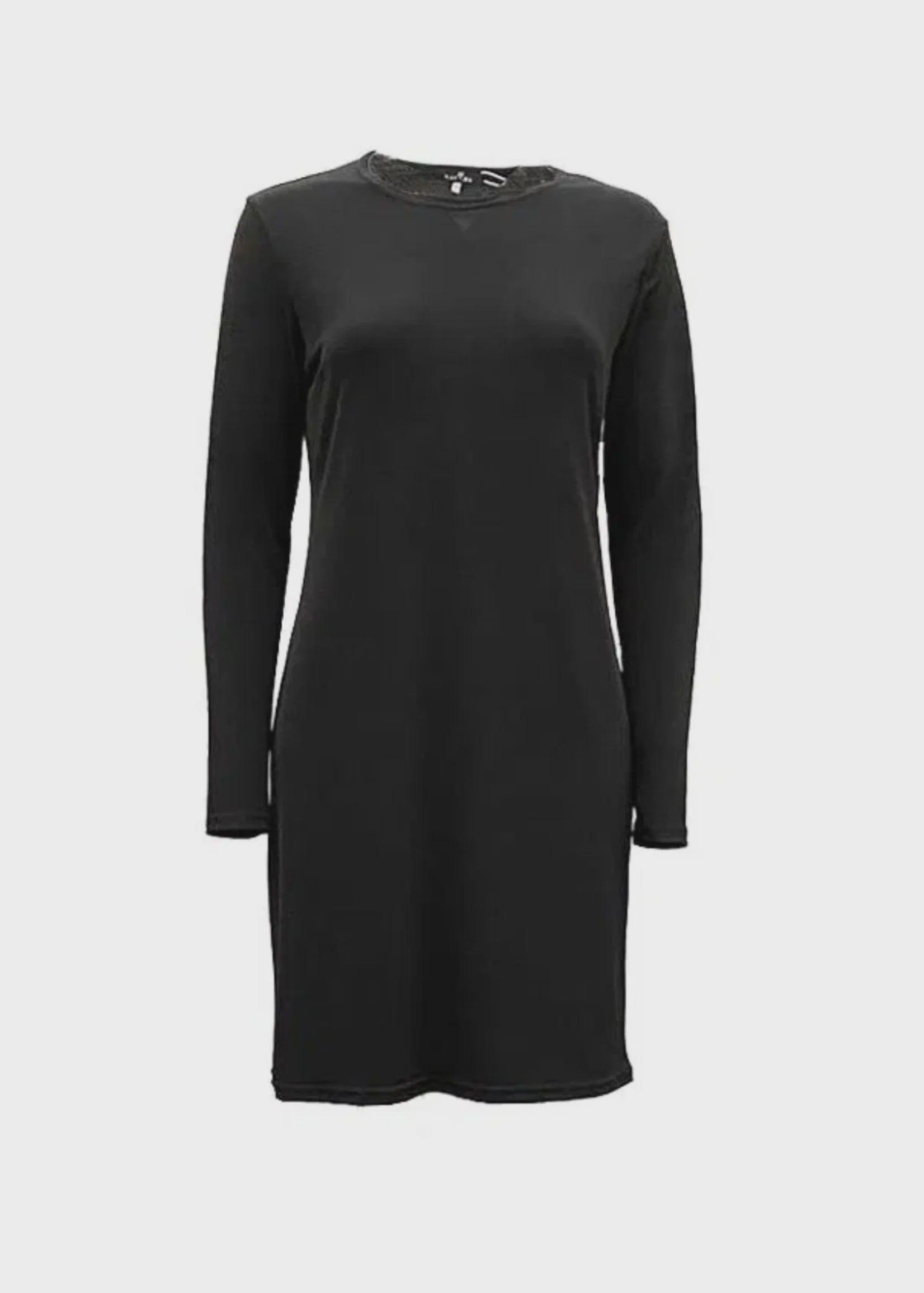 Lycra Long Top - Black - Nasiba
