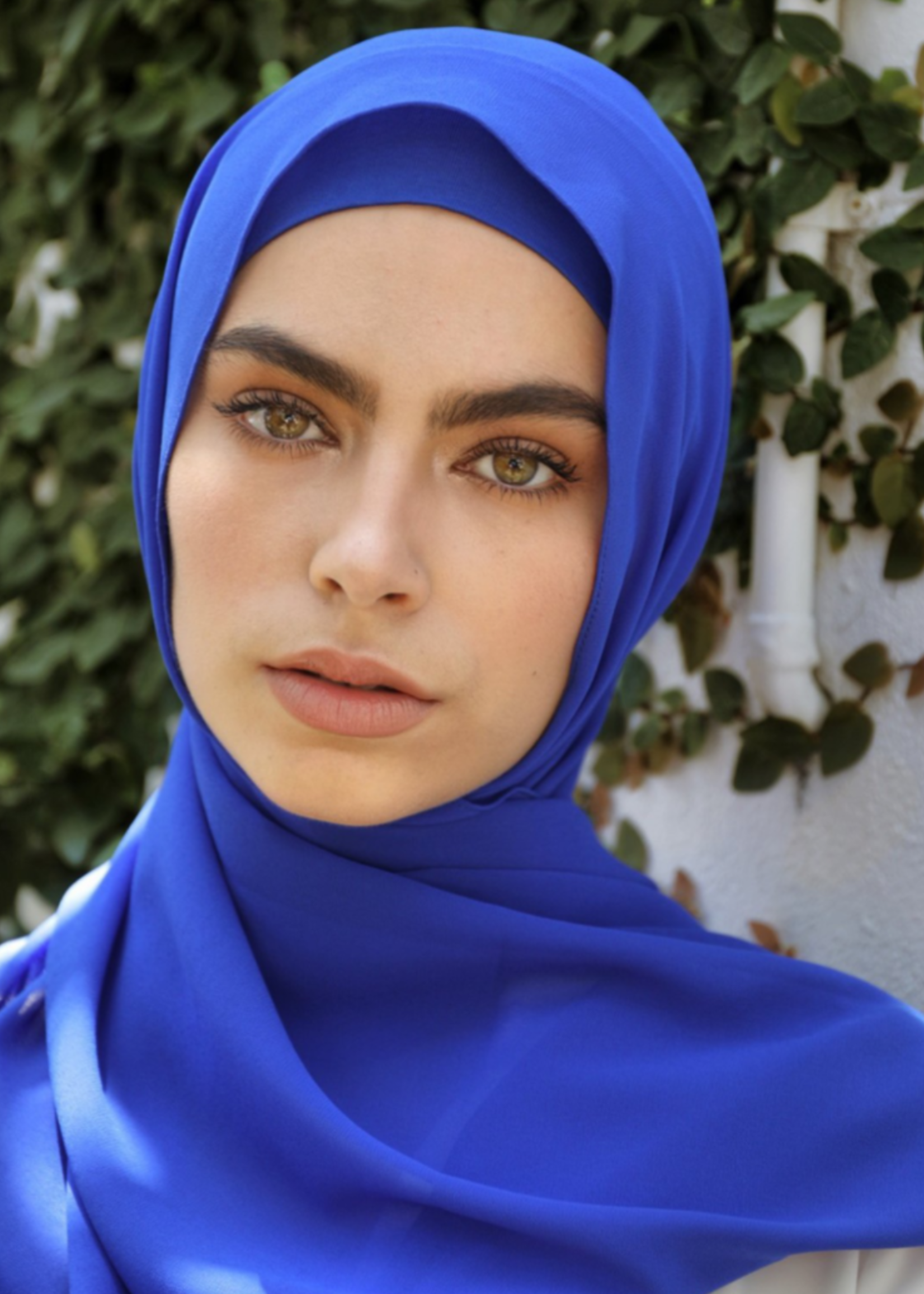 Premium Chiffon Hijab - Blue - Nasiba