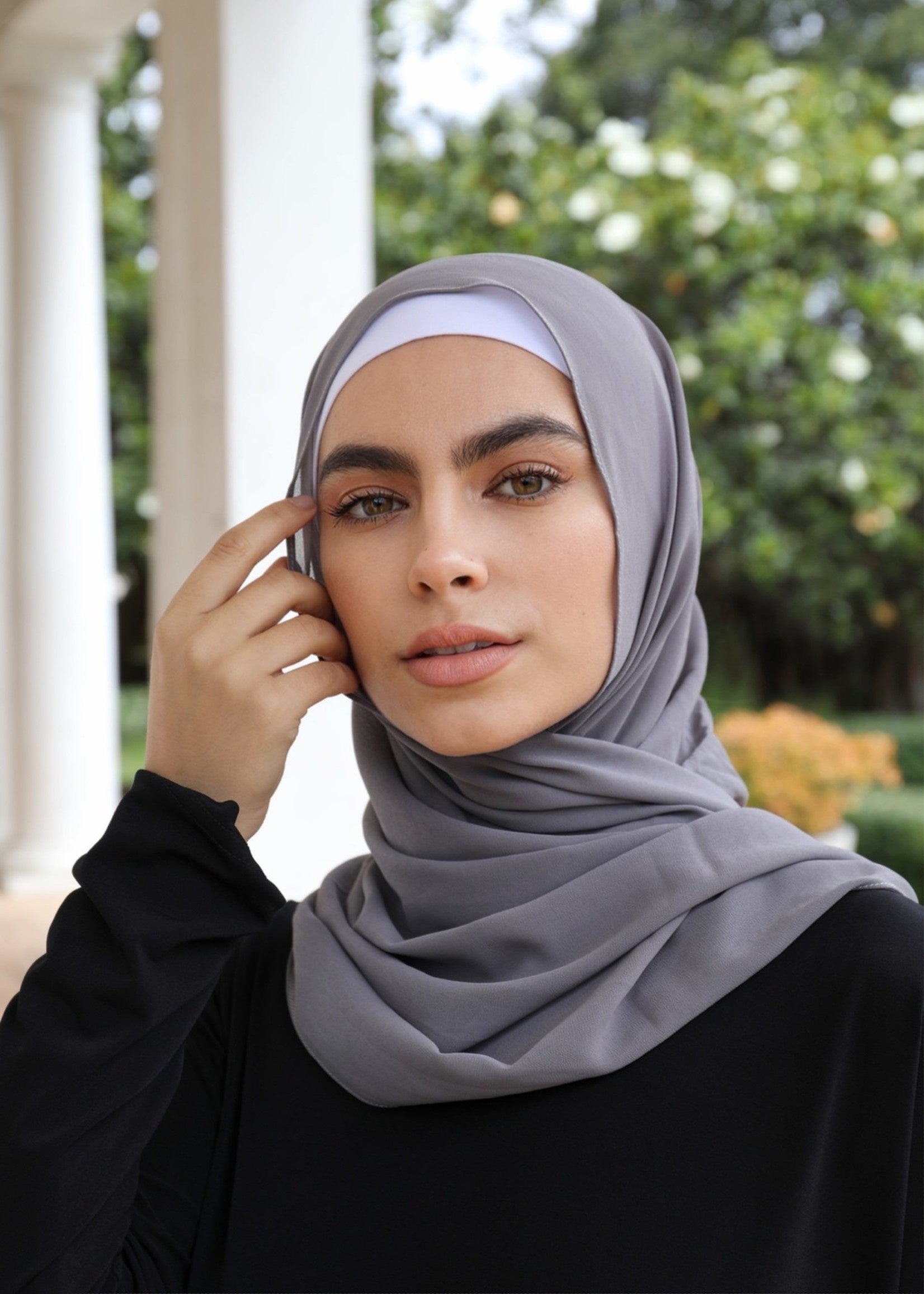 Premium Chiffon - Cloudburst - Nasiba