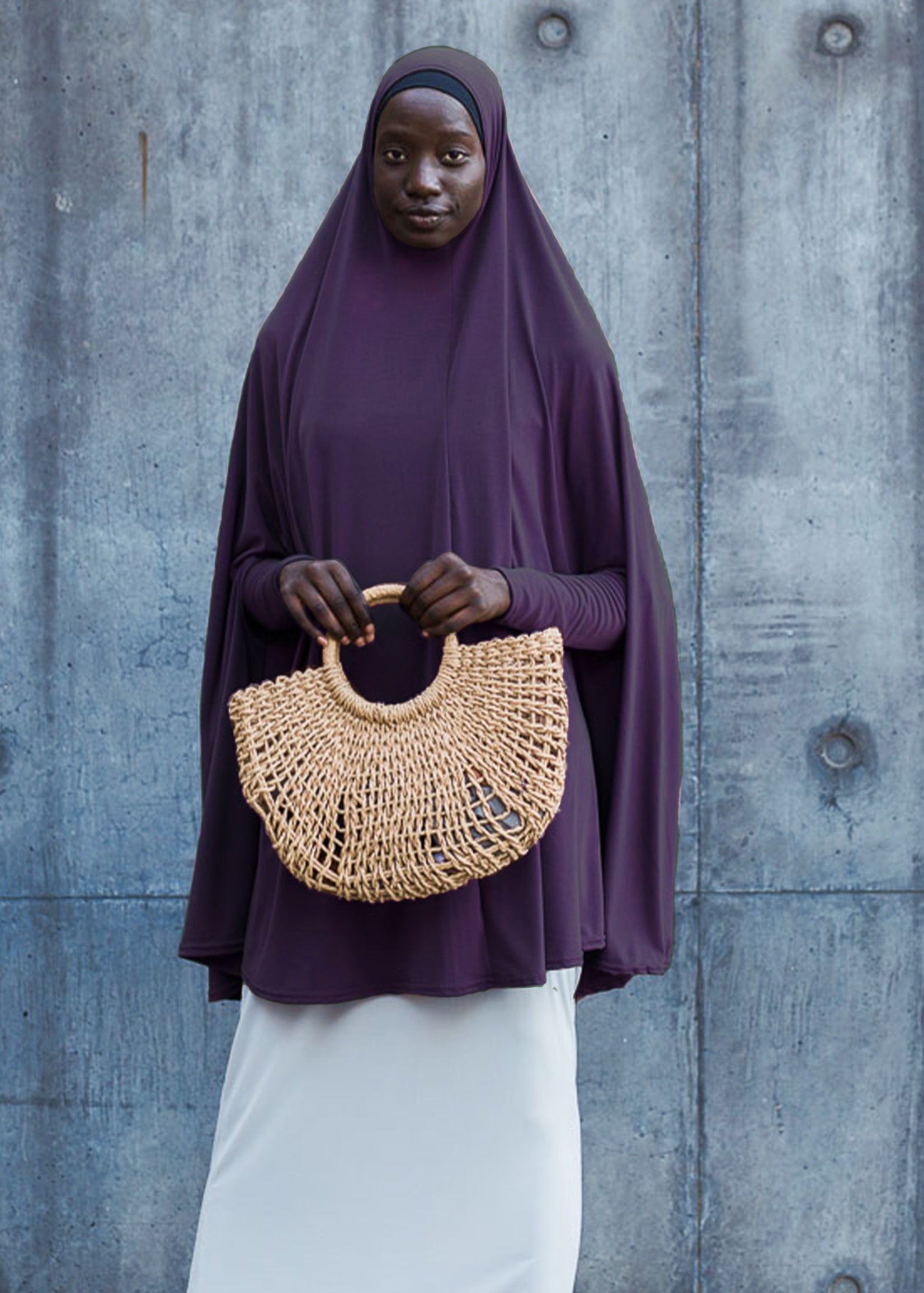 Jilbab - Dark fig - Nasiba
