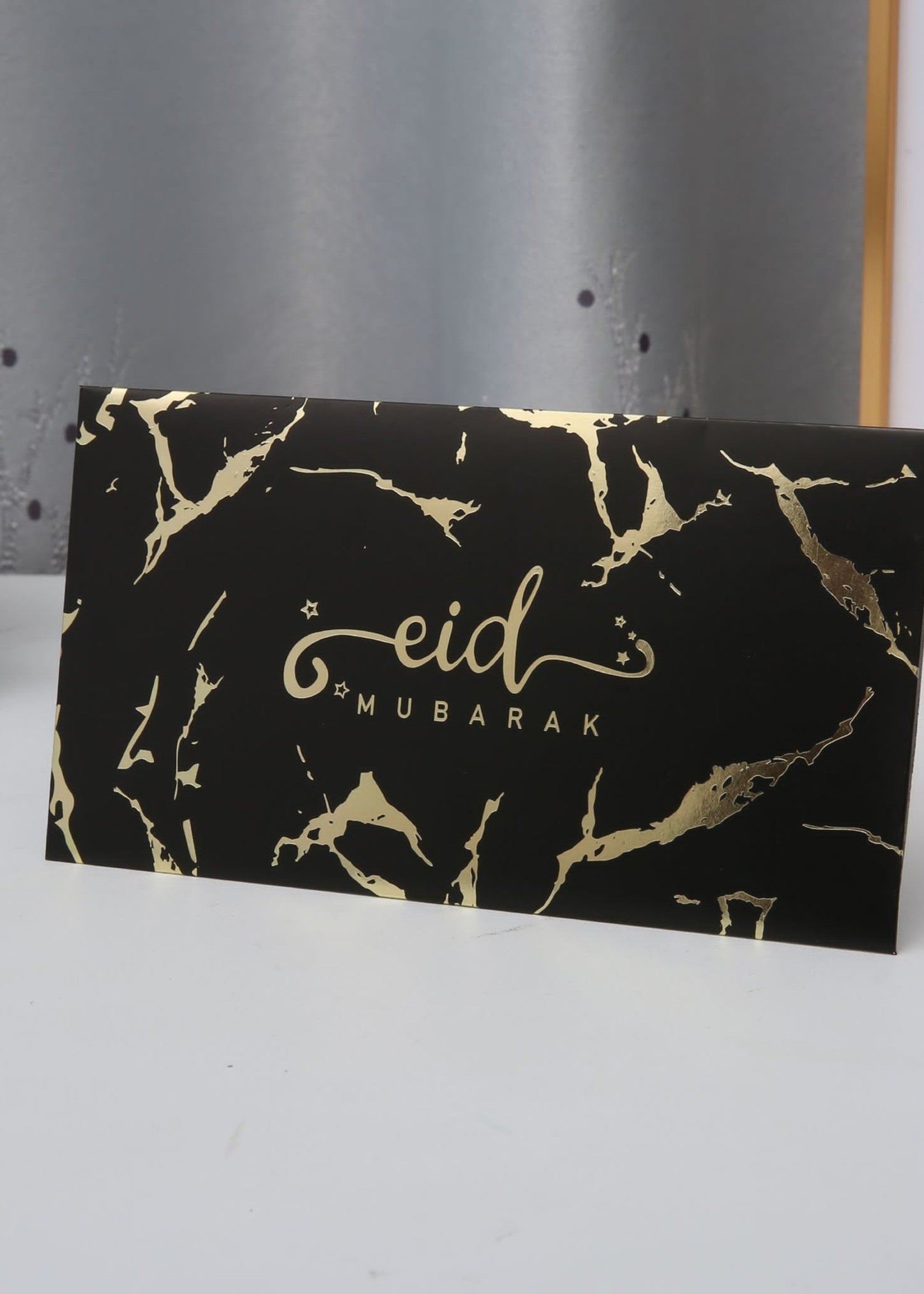 Eid Money Envelope Black & Gold - Nasiba