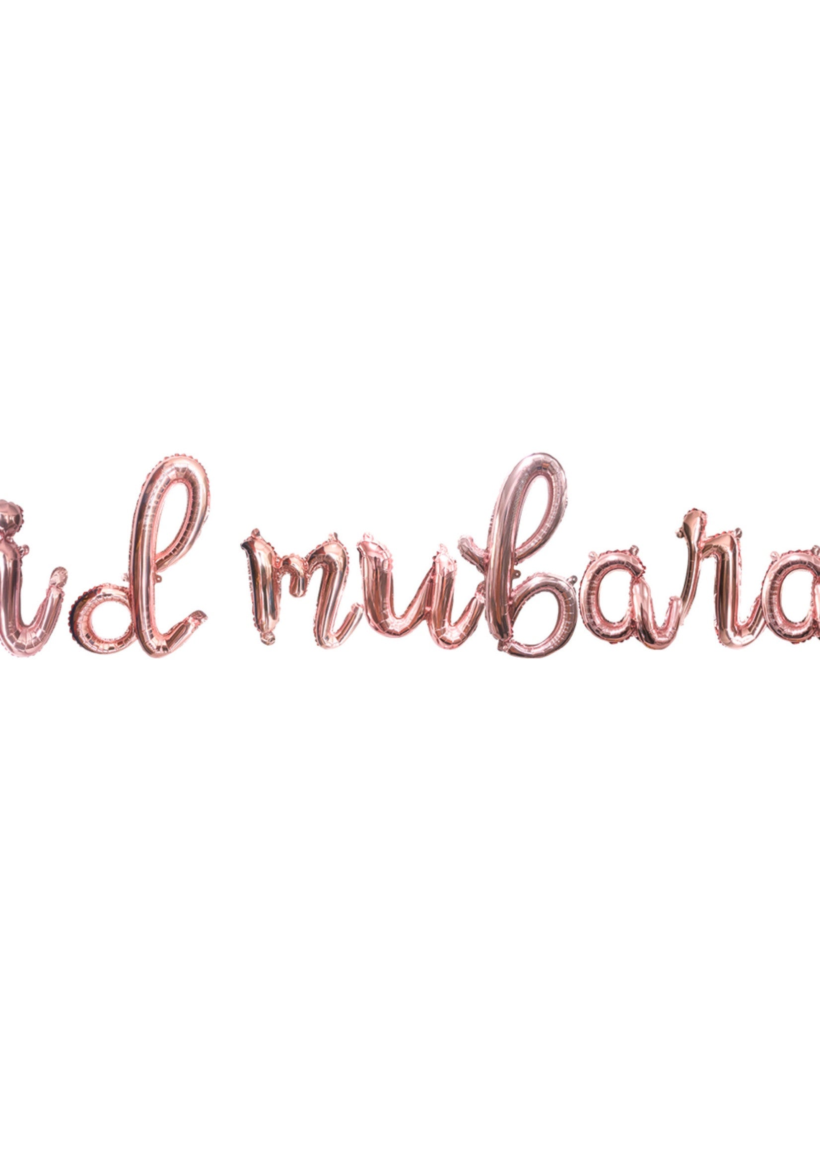 Eid Mubarak Foil Balloon - Rosegold - Nasiba