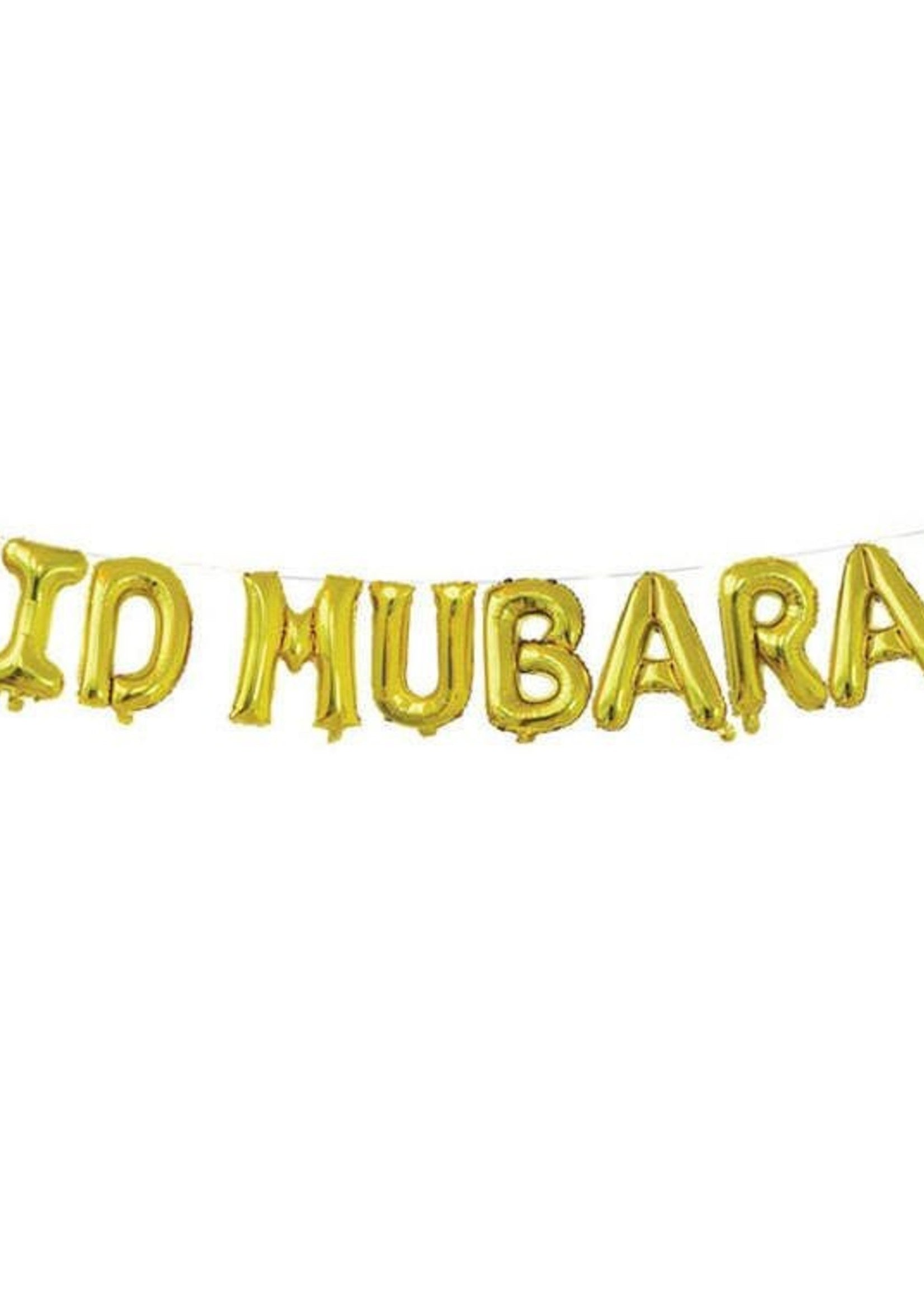 40 Pcs Decorazione Ramadan Mubarak Eid Mubarak Palloncini Foil