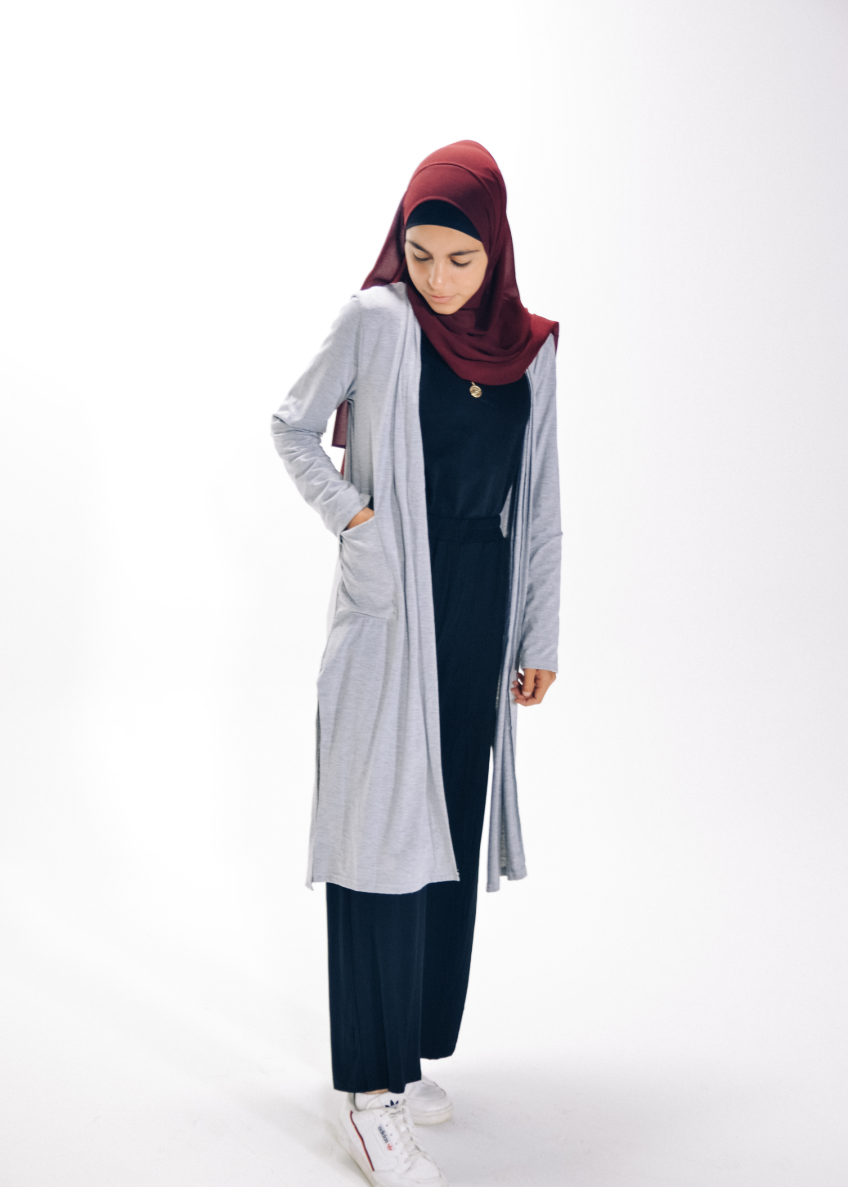 Girls Cardigan - Grey - Nasiba