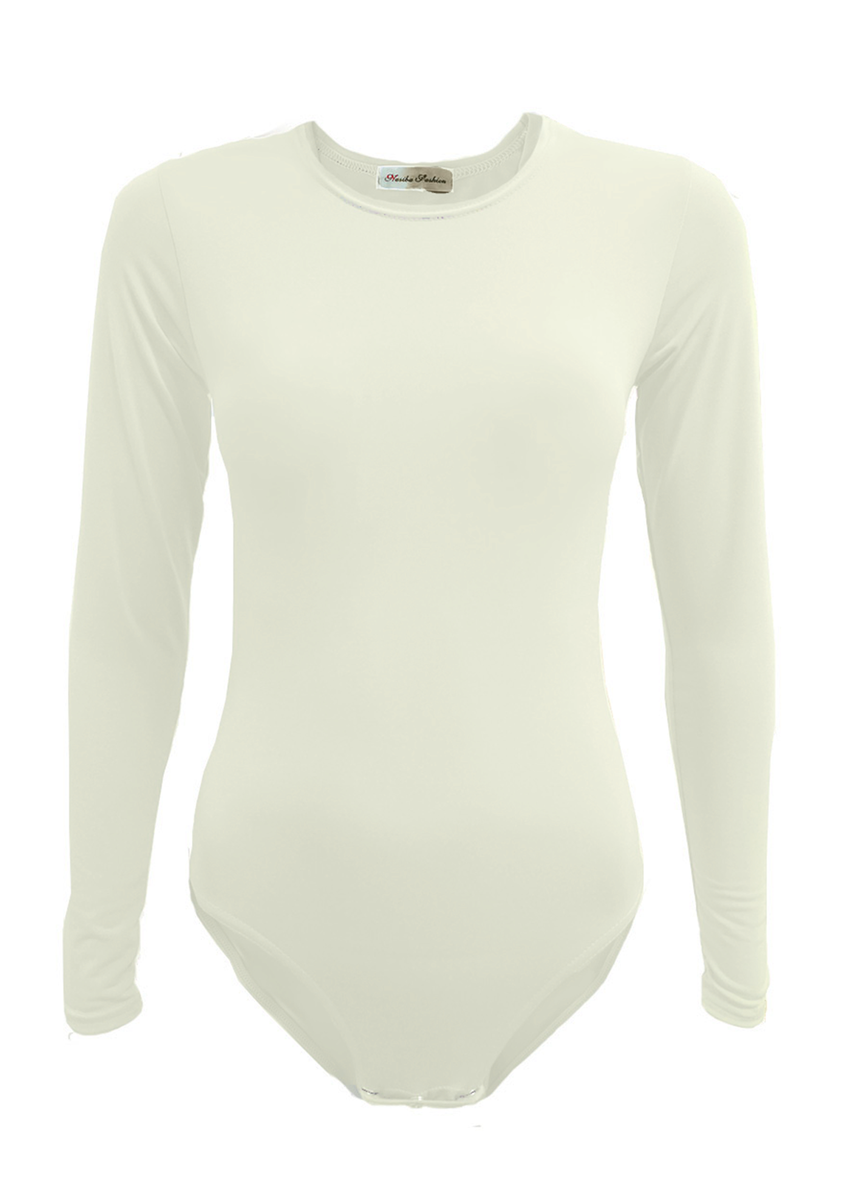 Lycra Bodysuit - Ivory - Nasiba