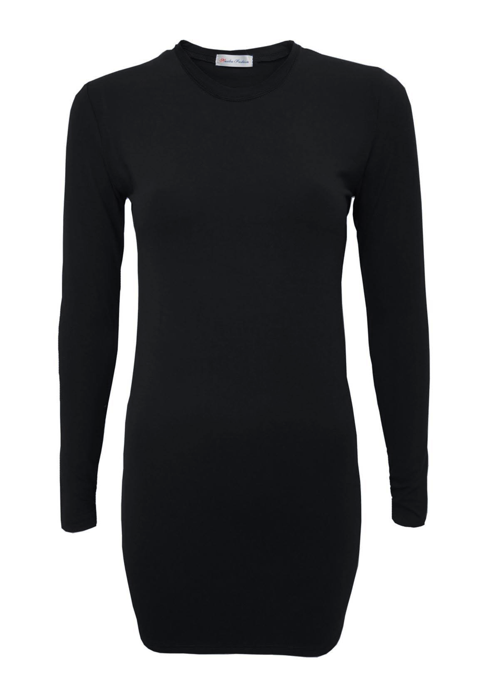 Jersey Long Top - Black - Nasiba
