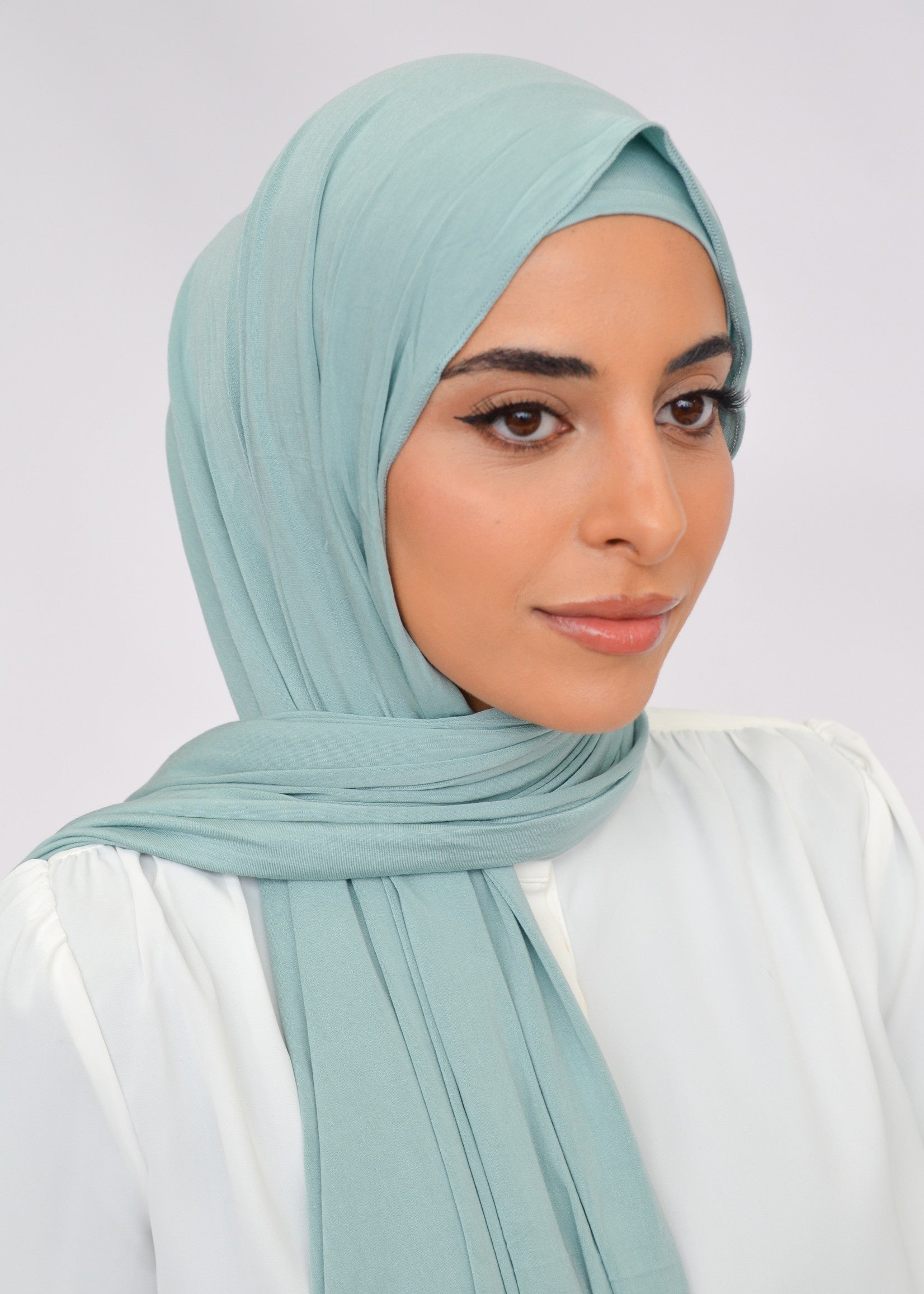 Jersey Shawl Set - Aquifer - Nasiba