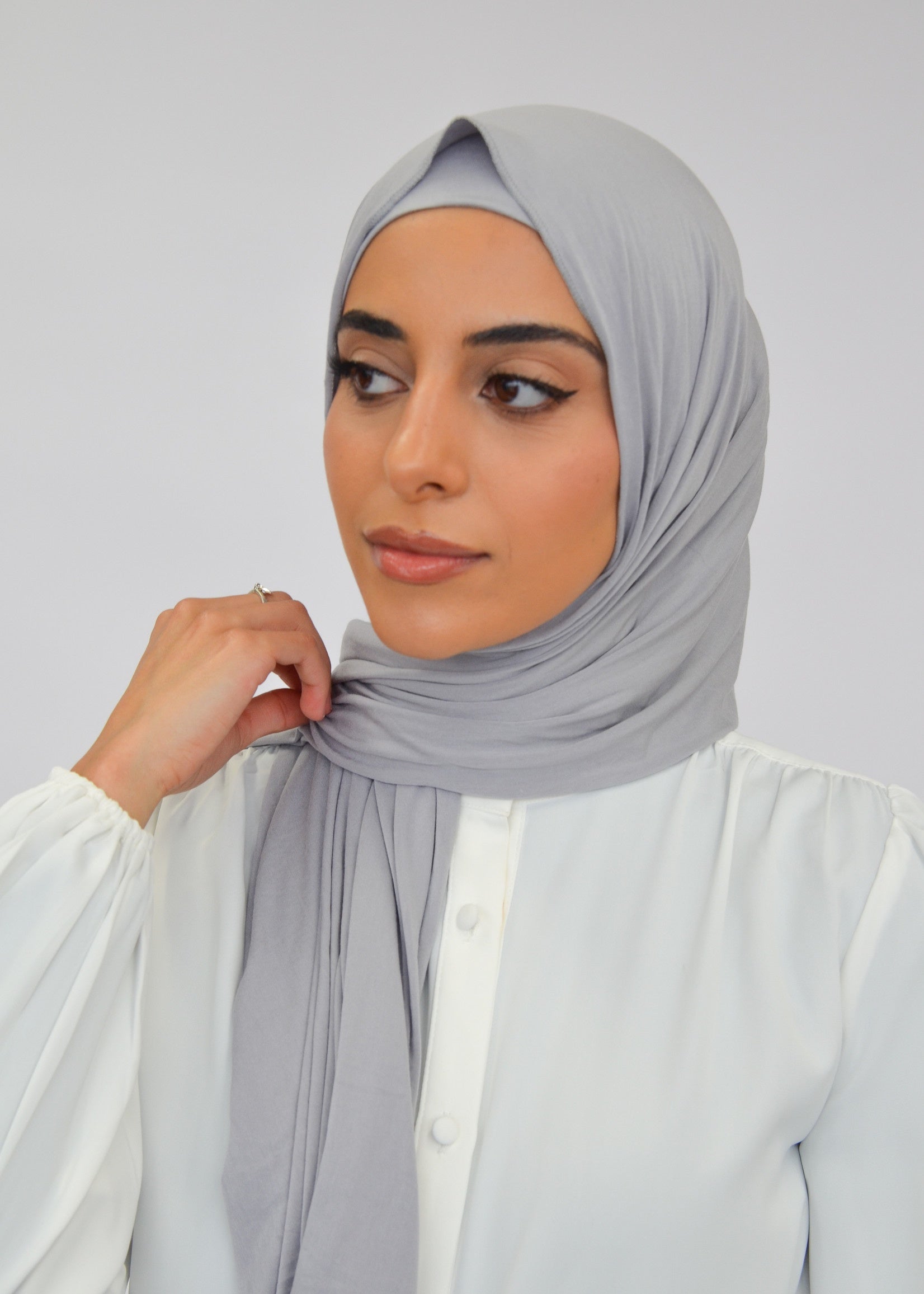 Jersey Shawl Set - Harbor mist - Nasiba