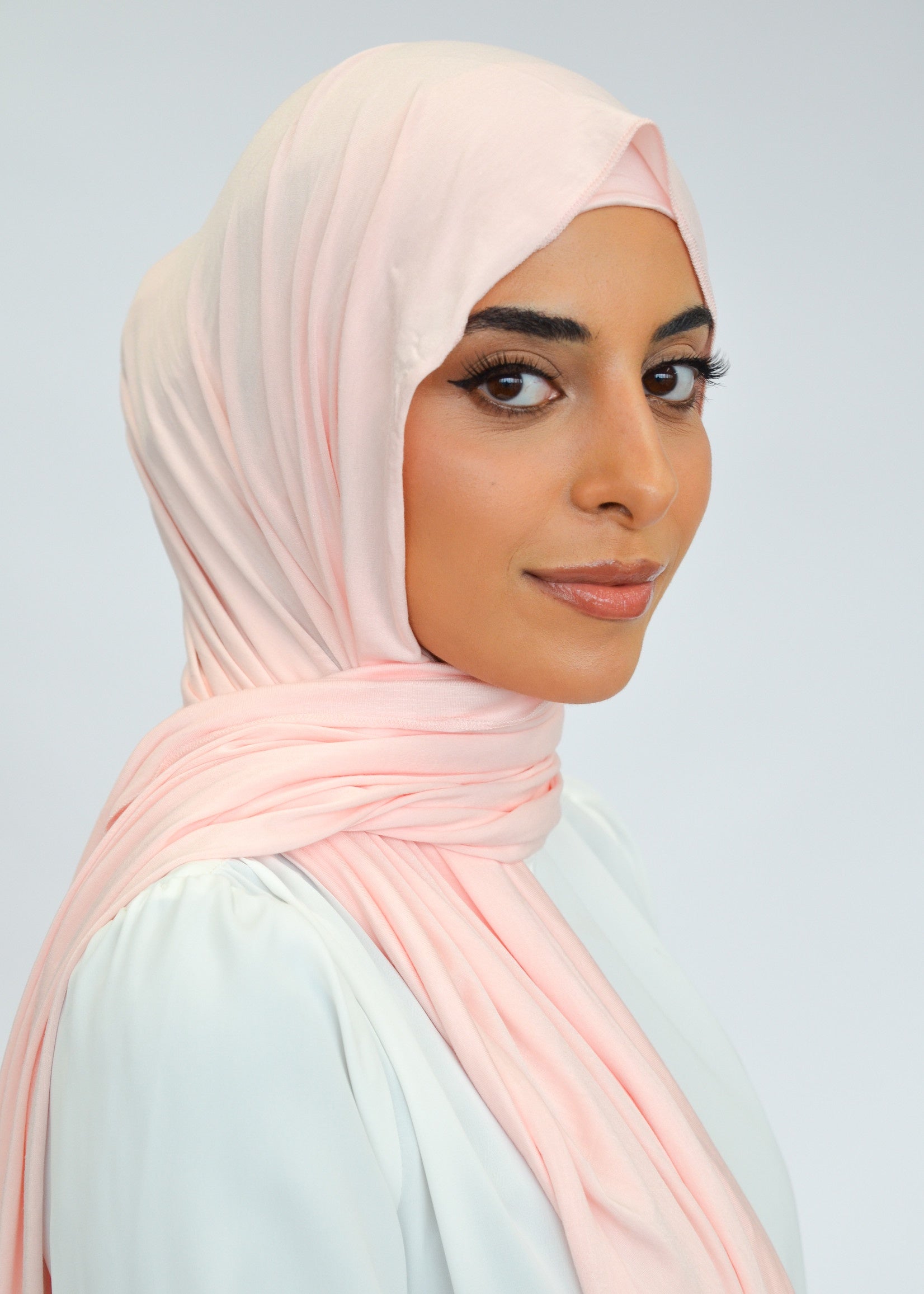 Jersey Shawl Set - Pearl Blush - Nasiba