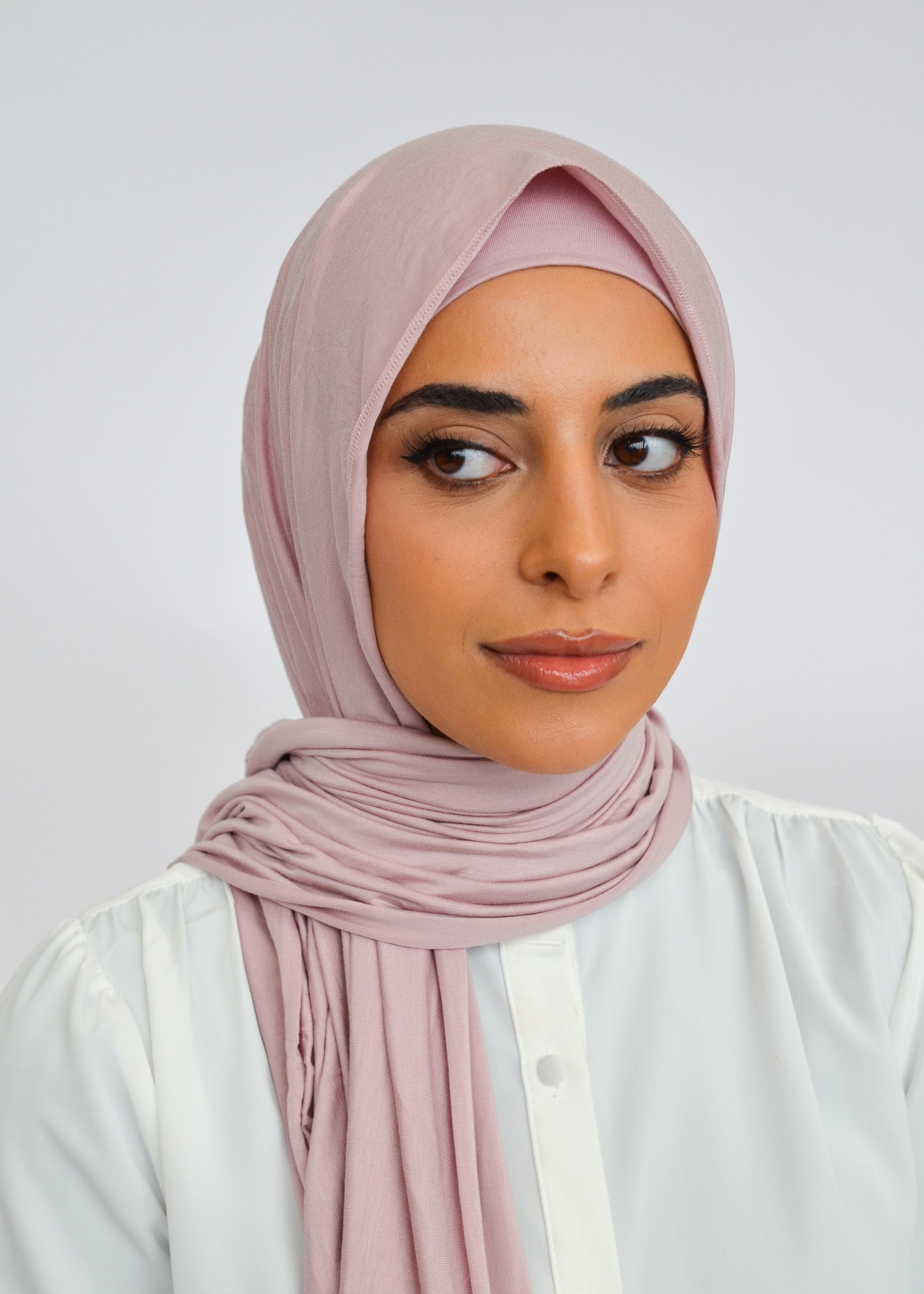 Jersey Shawl Set - Pink Nectar - Nasiba