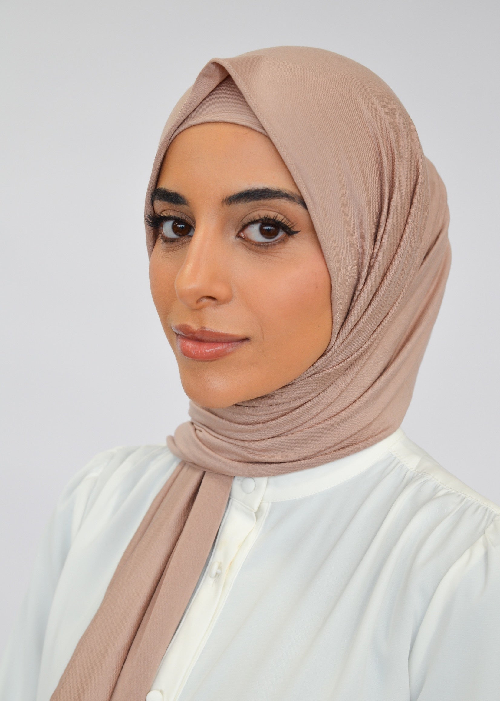 Jersey Shawl Set - Stucco - Nasiba