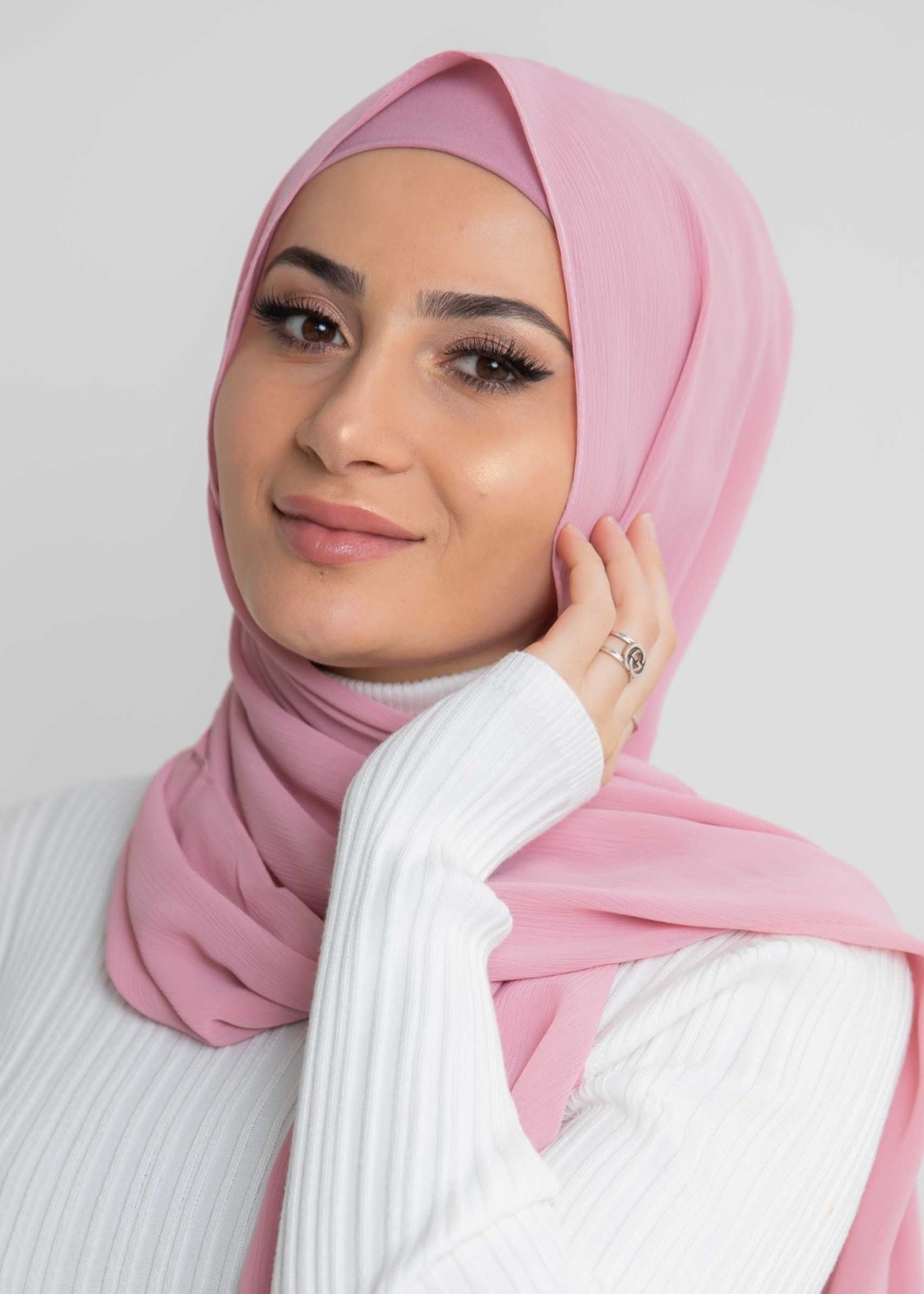 Luxe Crepe - Cameo Pink - Nasiba