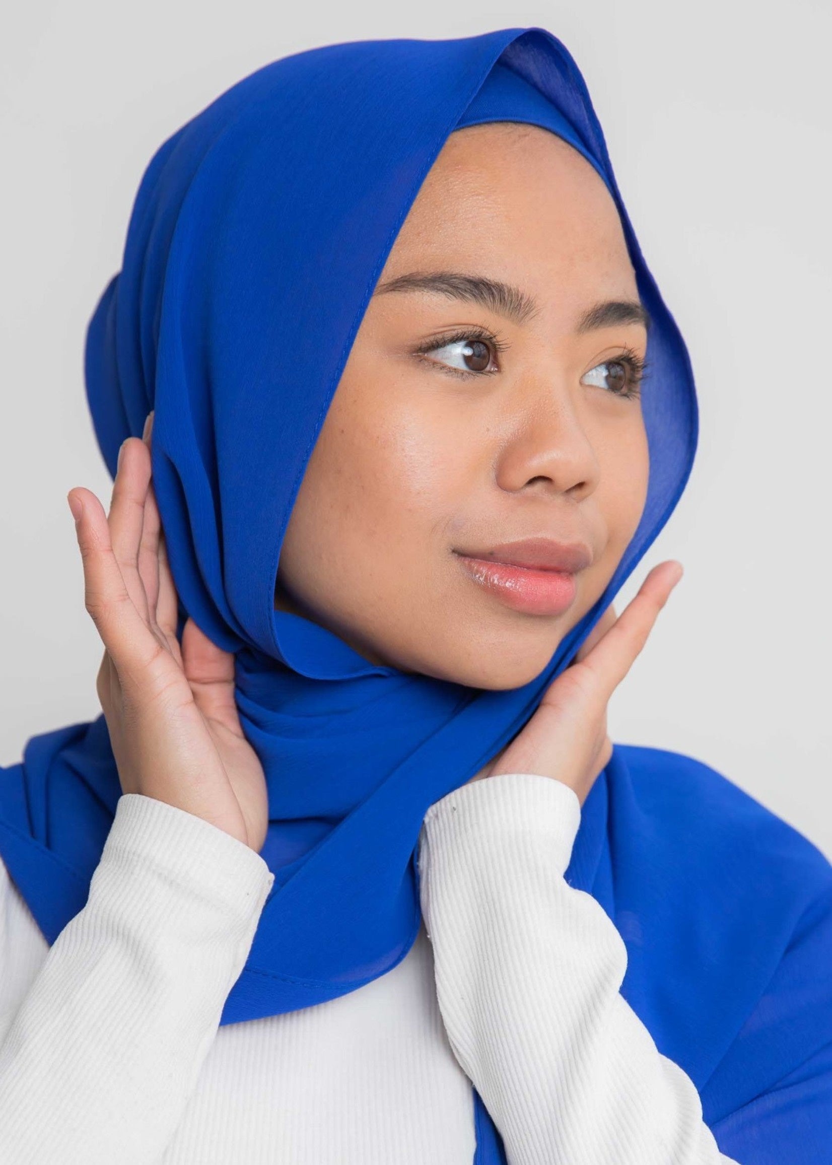 Luxe Crepe - Electric Blue - Nasiba