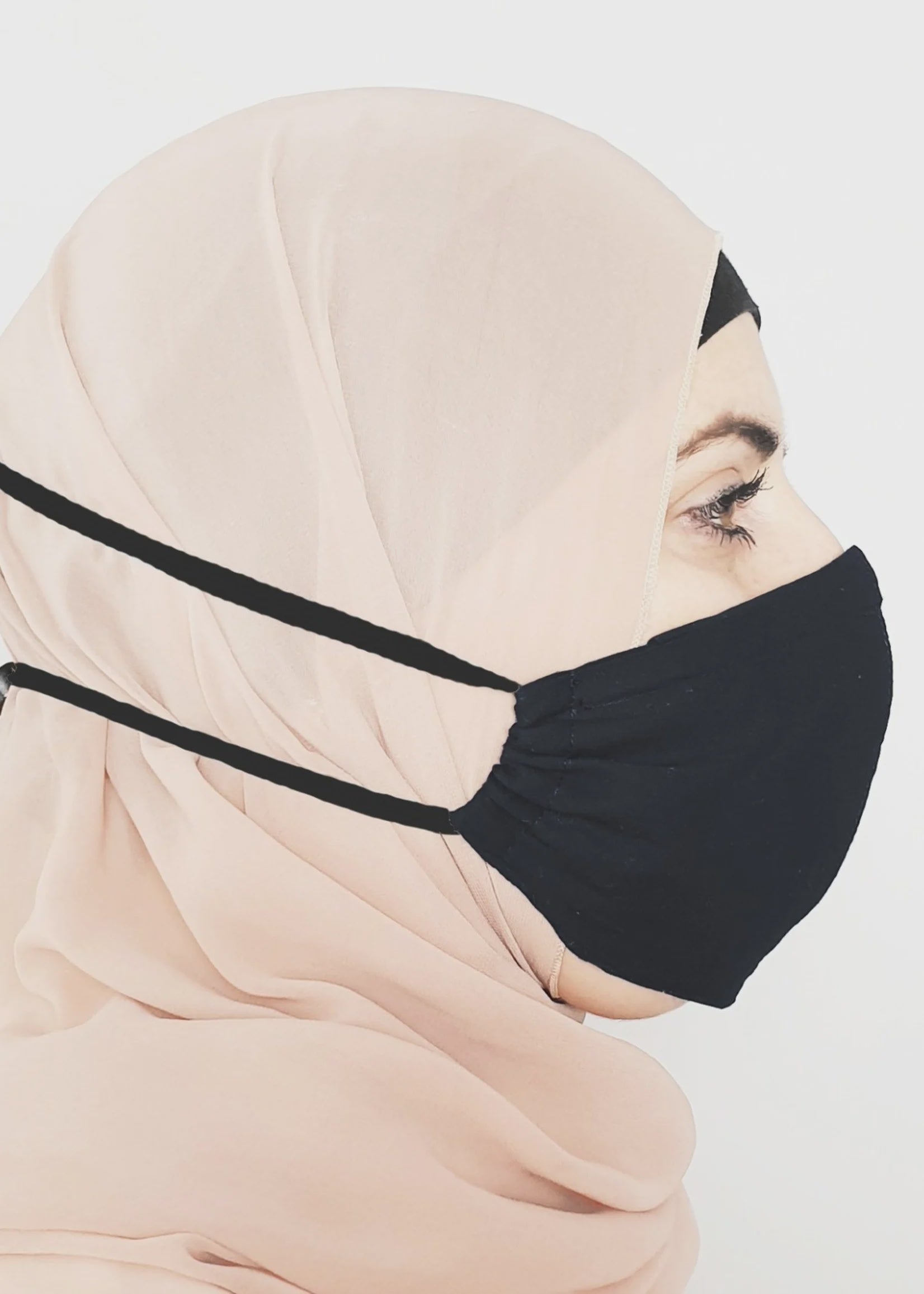 Mask Black on Black - Nasiba