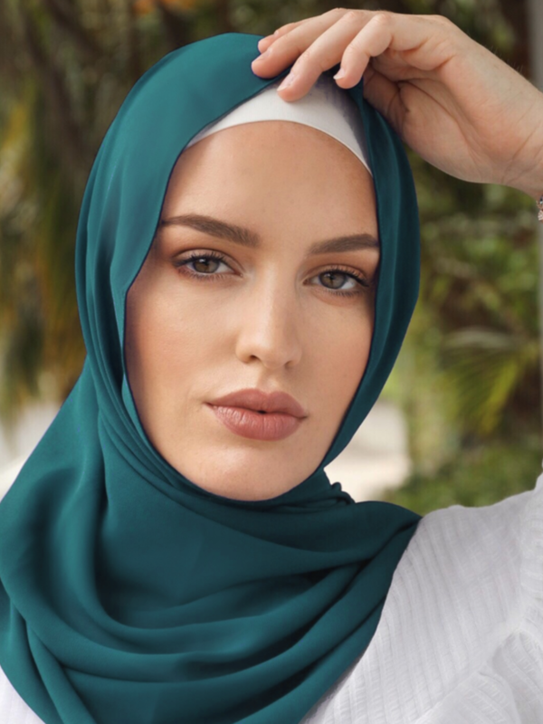 Premium Chiffon Hijab - Ocean - Nasiba
