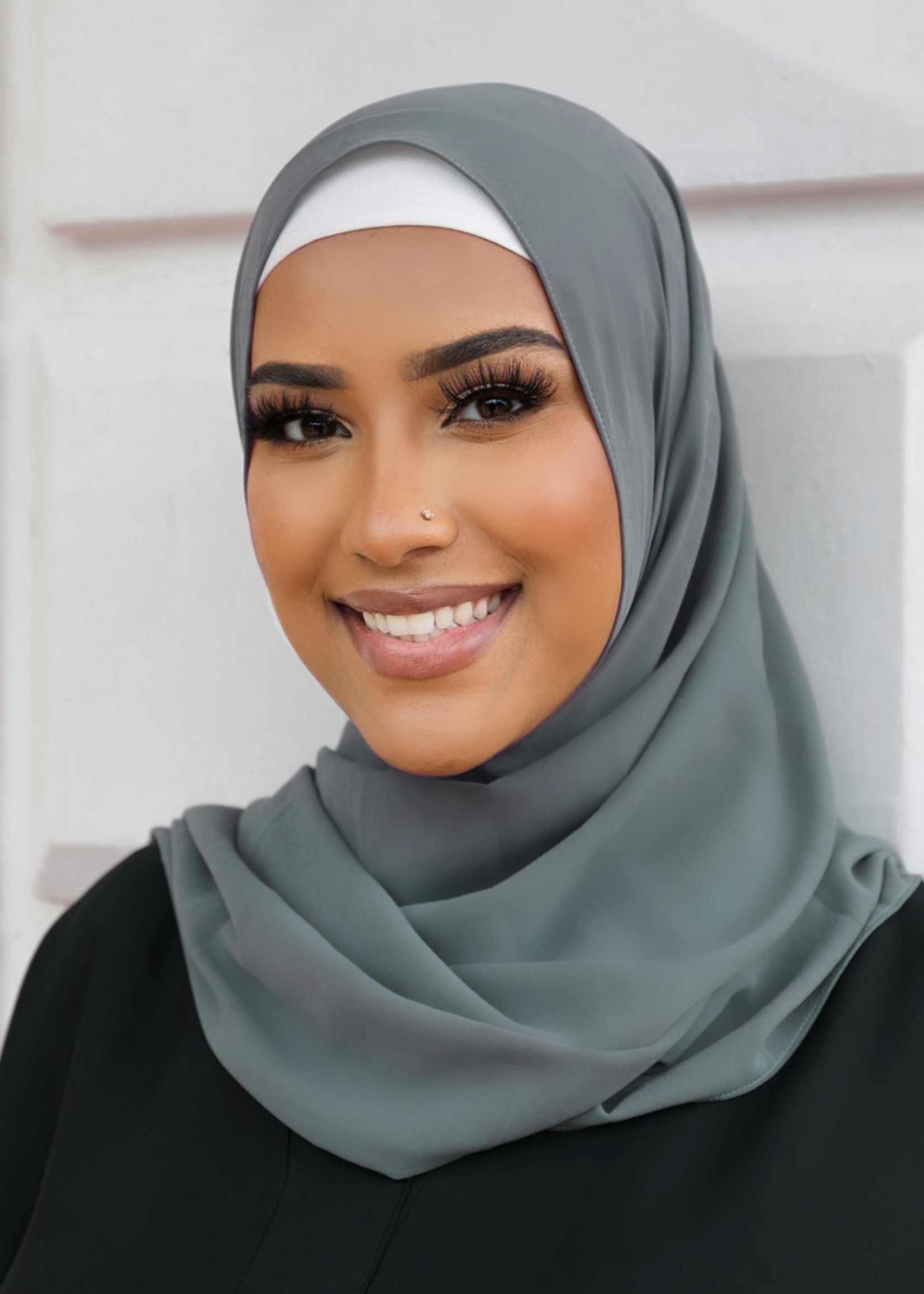 Premium Chiffon - Poppy Seed - Nasiba