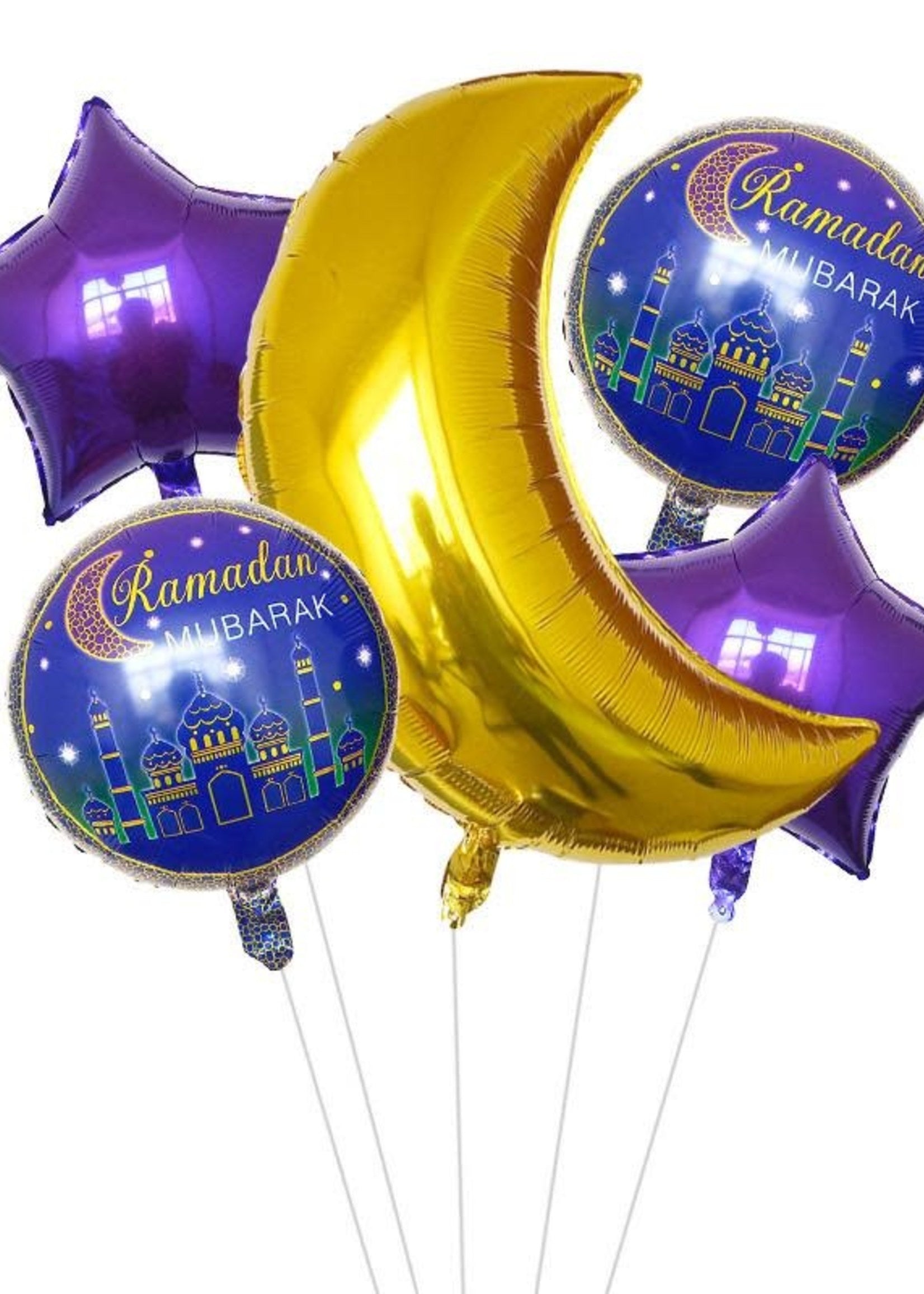 Ramadan Foil Balloon Set - Nasiba