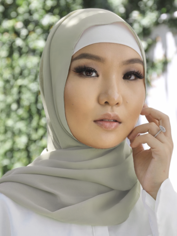 Premium Chiffon Hijab - Rhino - Nasiba
