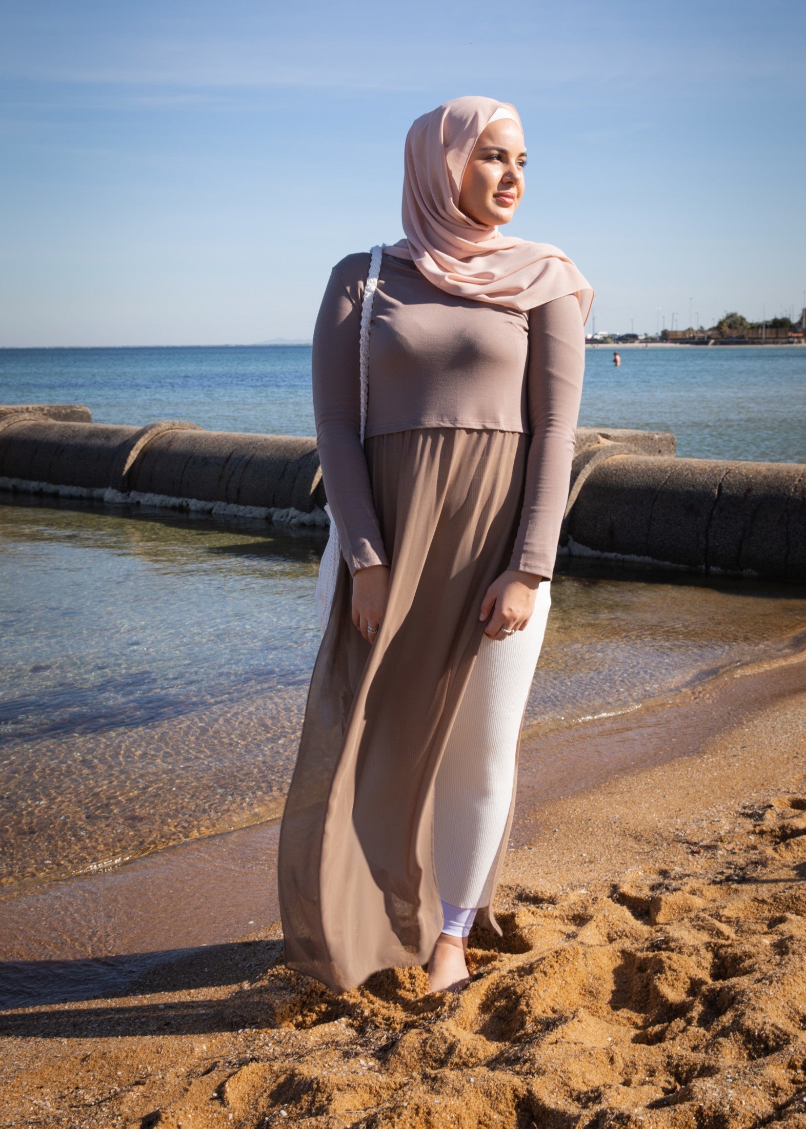 Rosana Dress - Mocha - Nasiba