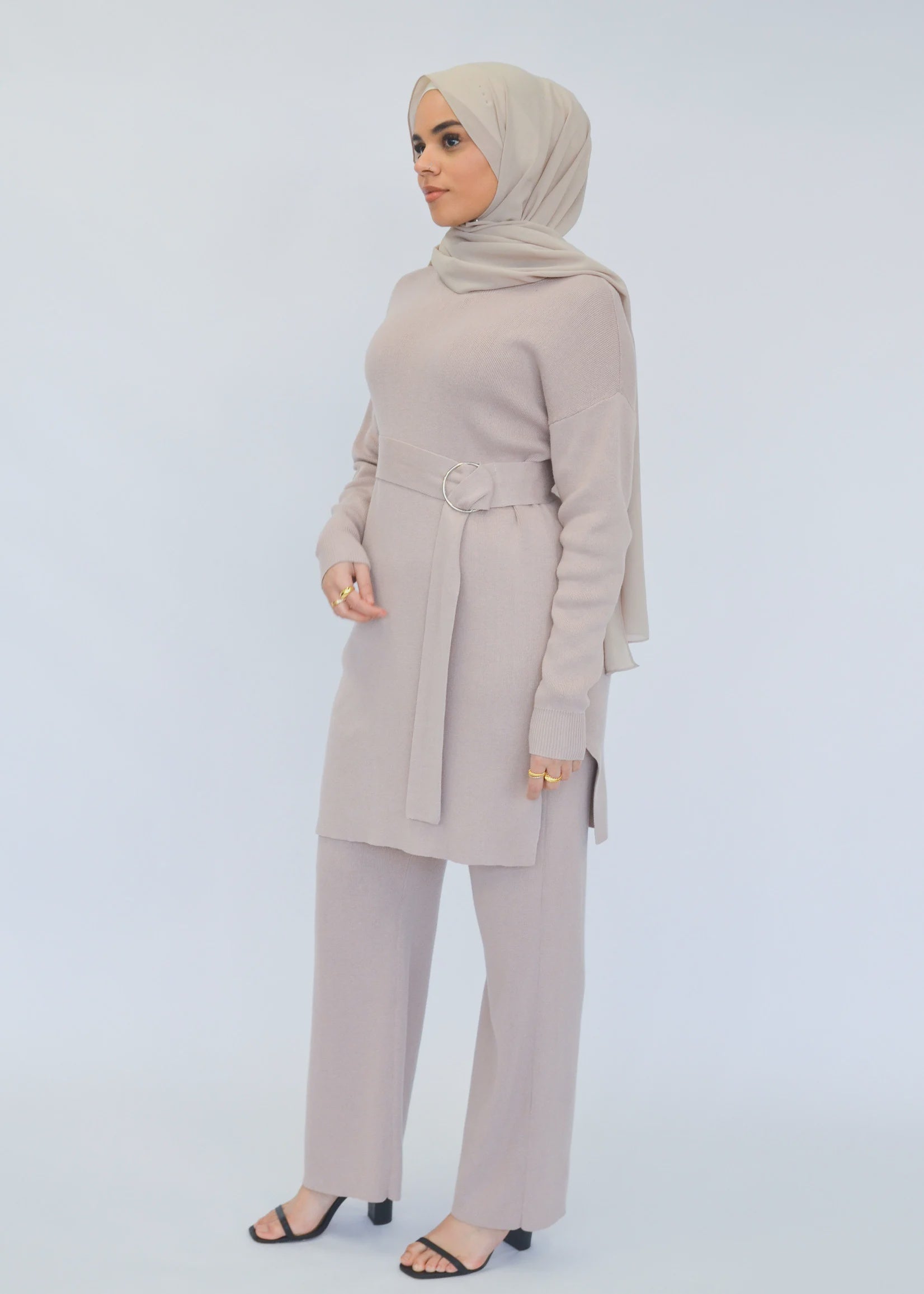 Wintertide Top - Rose beige