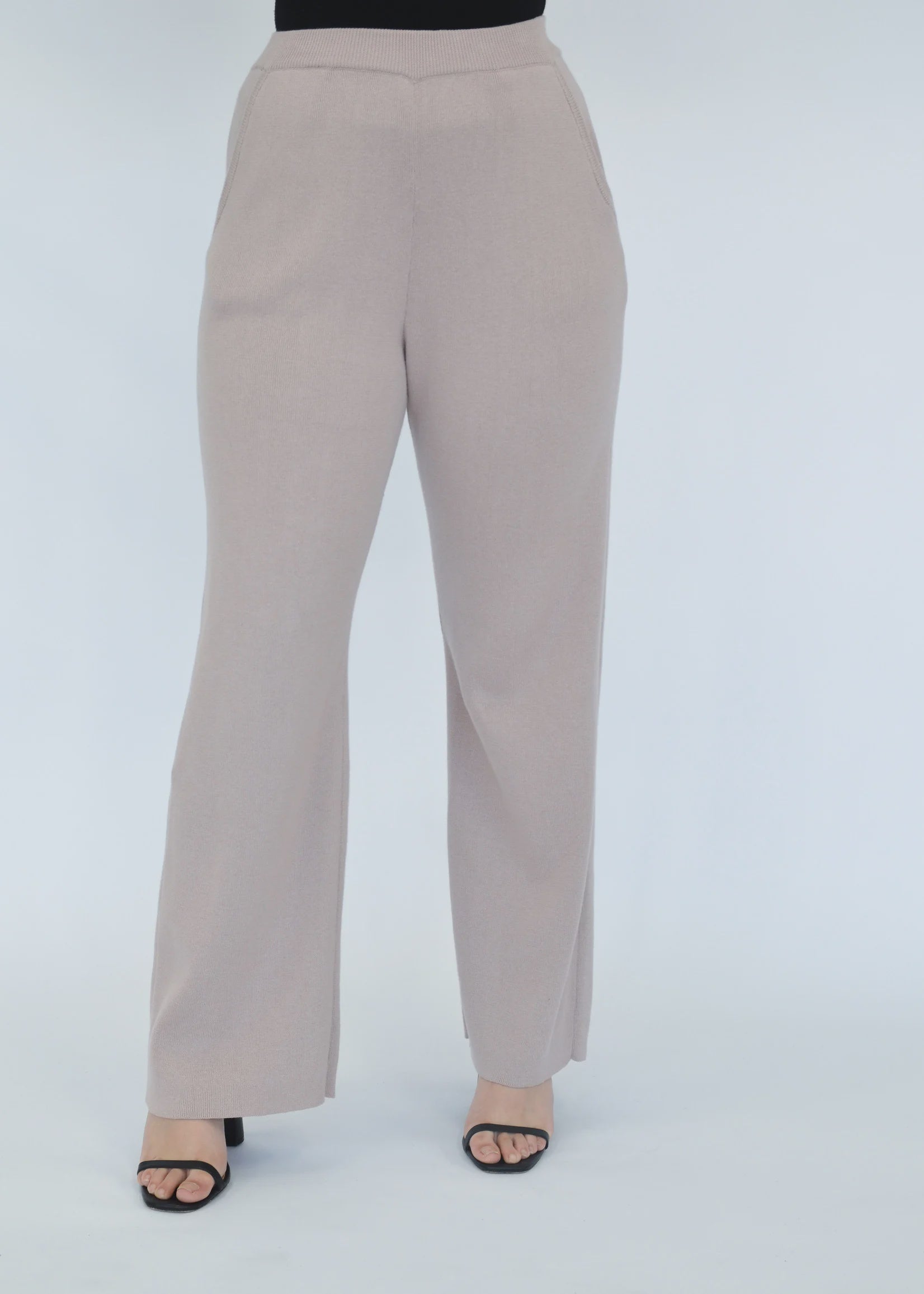 Wintertide wide leg pants - Rose beige