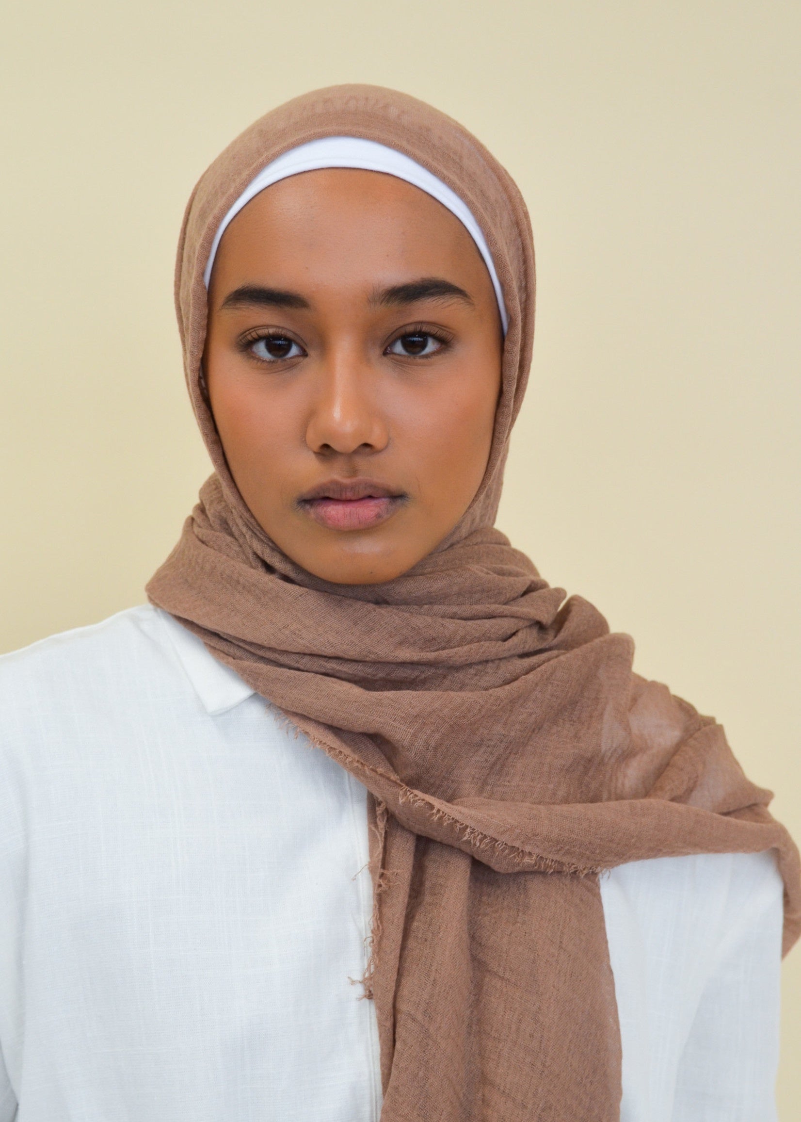 Cotton Crinkle - Savannah tan - Nasiba