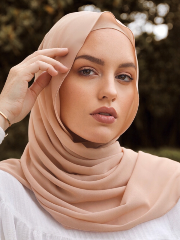 Premium Chiffon Hijab - Soft Shell - Nasiba