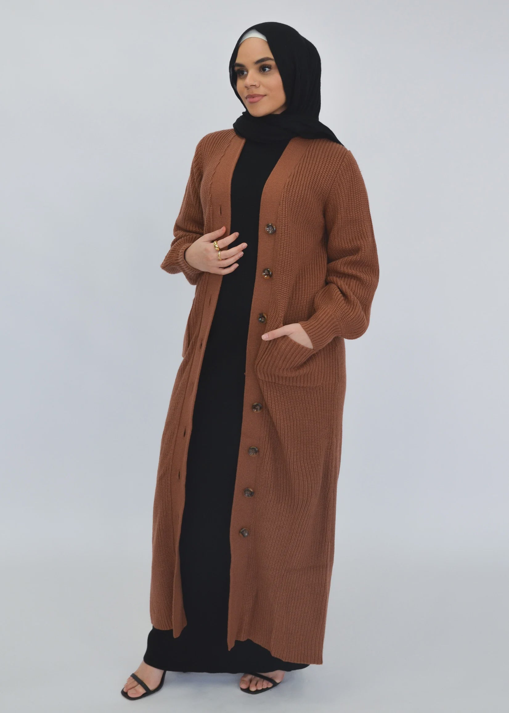 Wintertide Oversize Cardigan - Tan