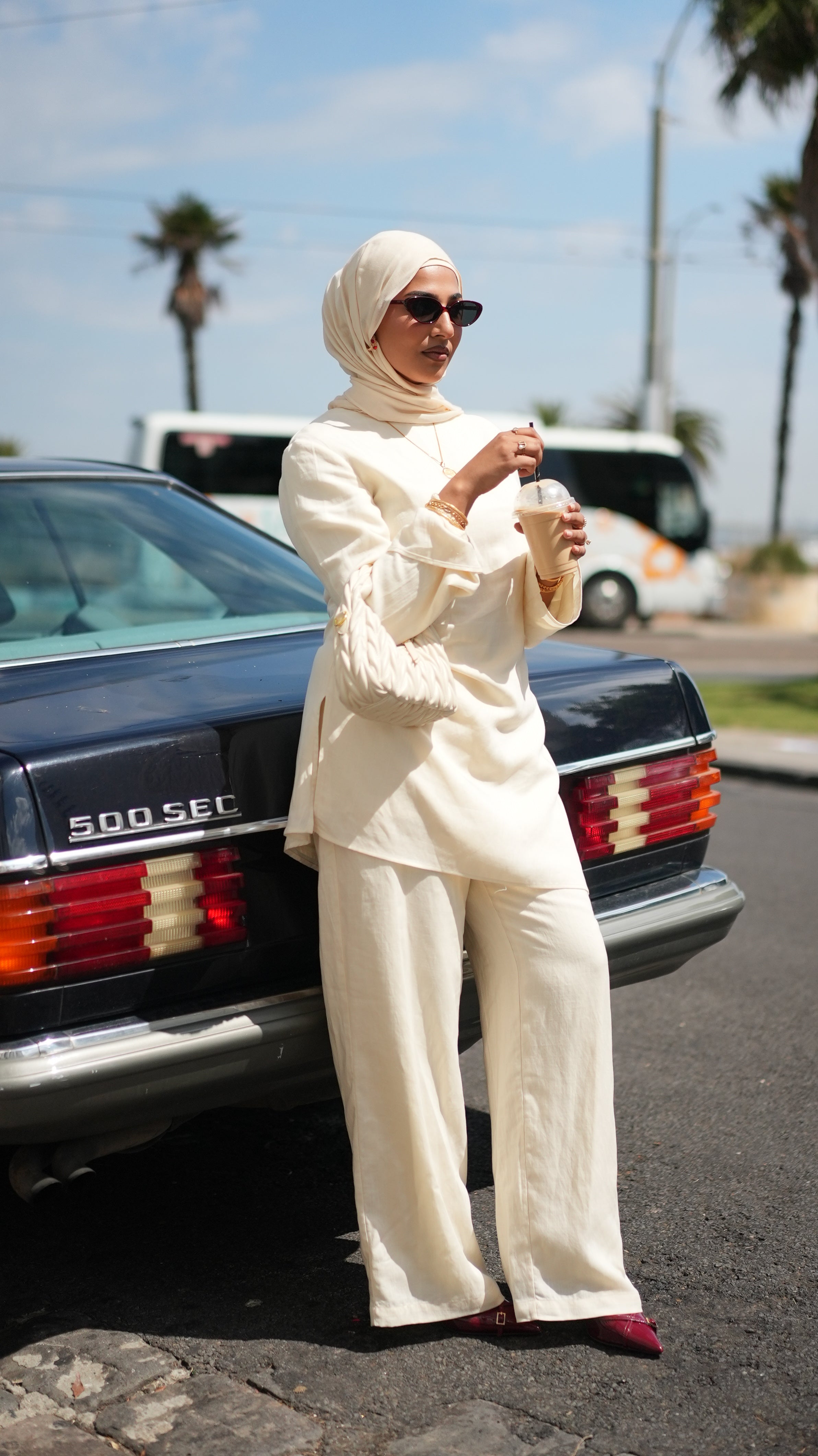 Sakina Asymmetric Top - Buttercream