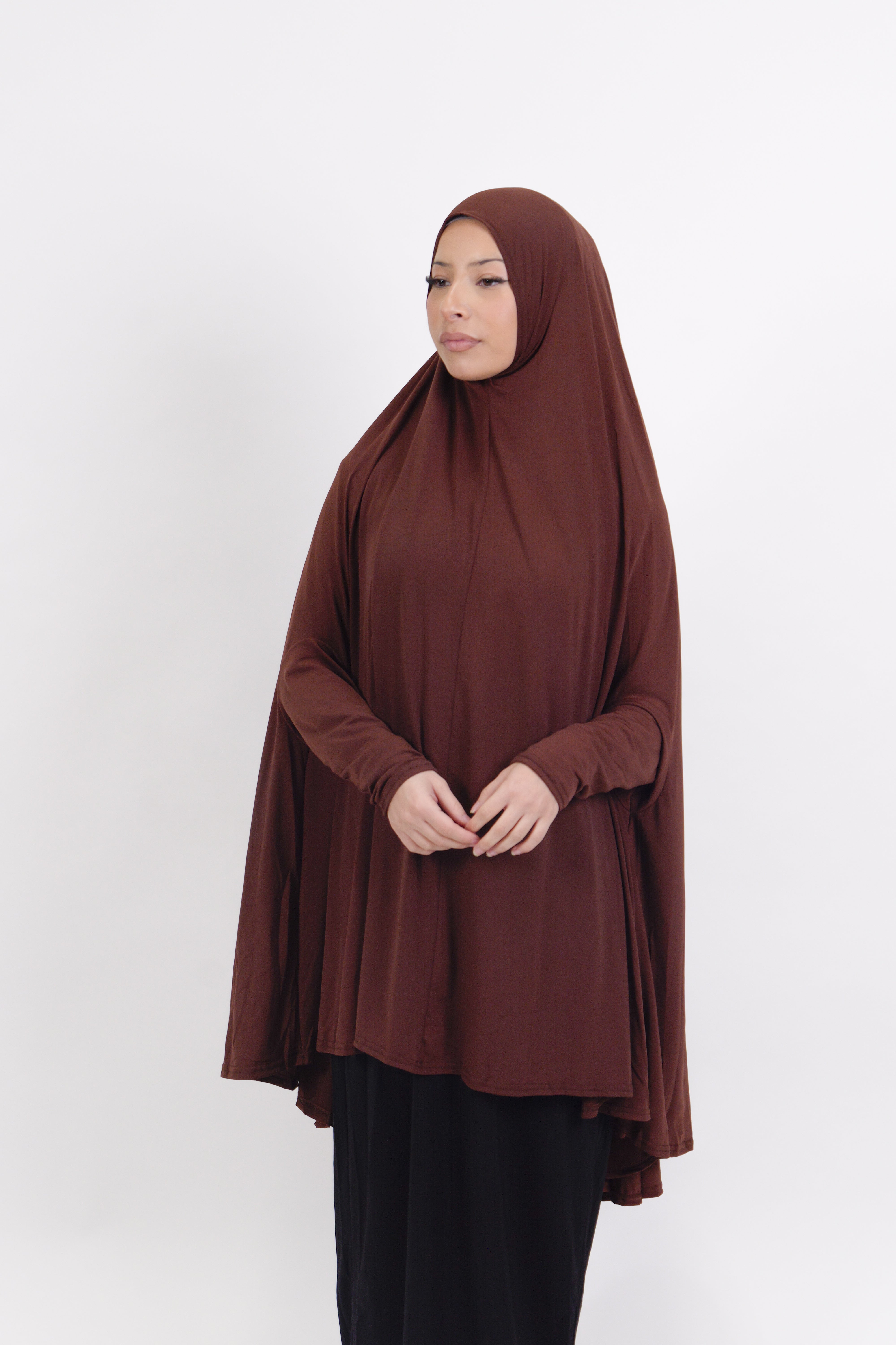 Jilbab - Deep Mahogany