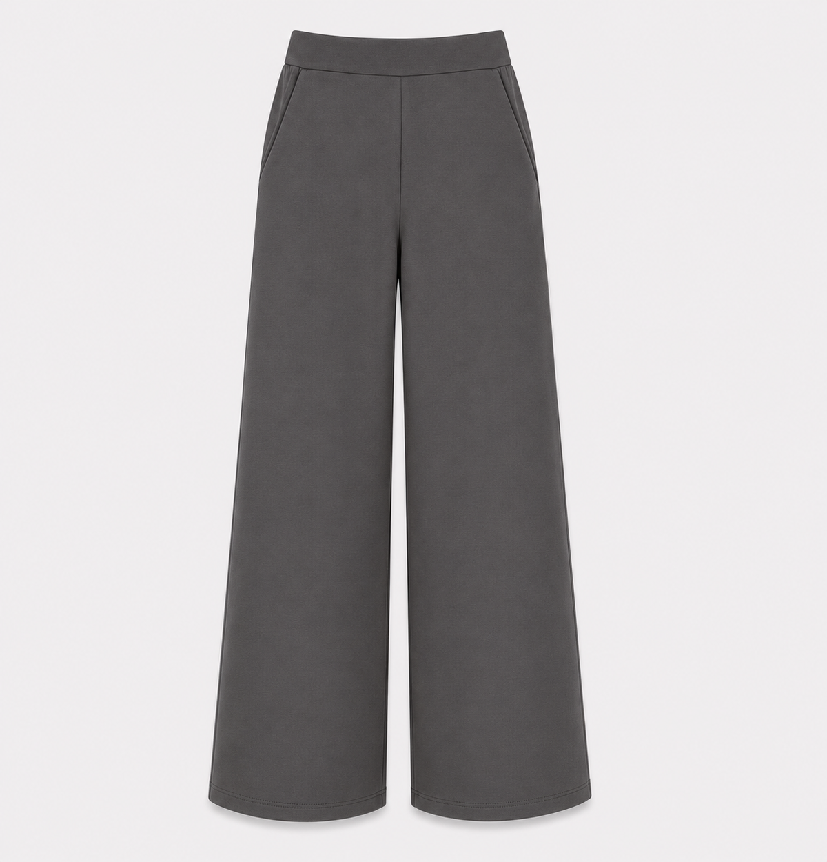 Solace Wide Leg Pants - Charcoal