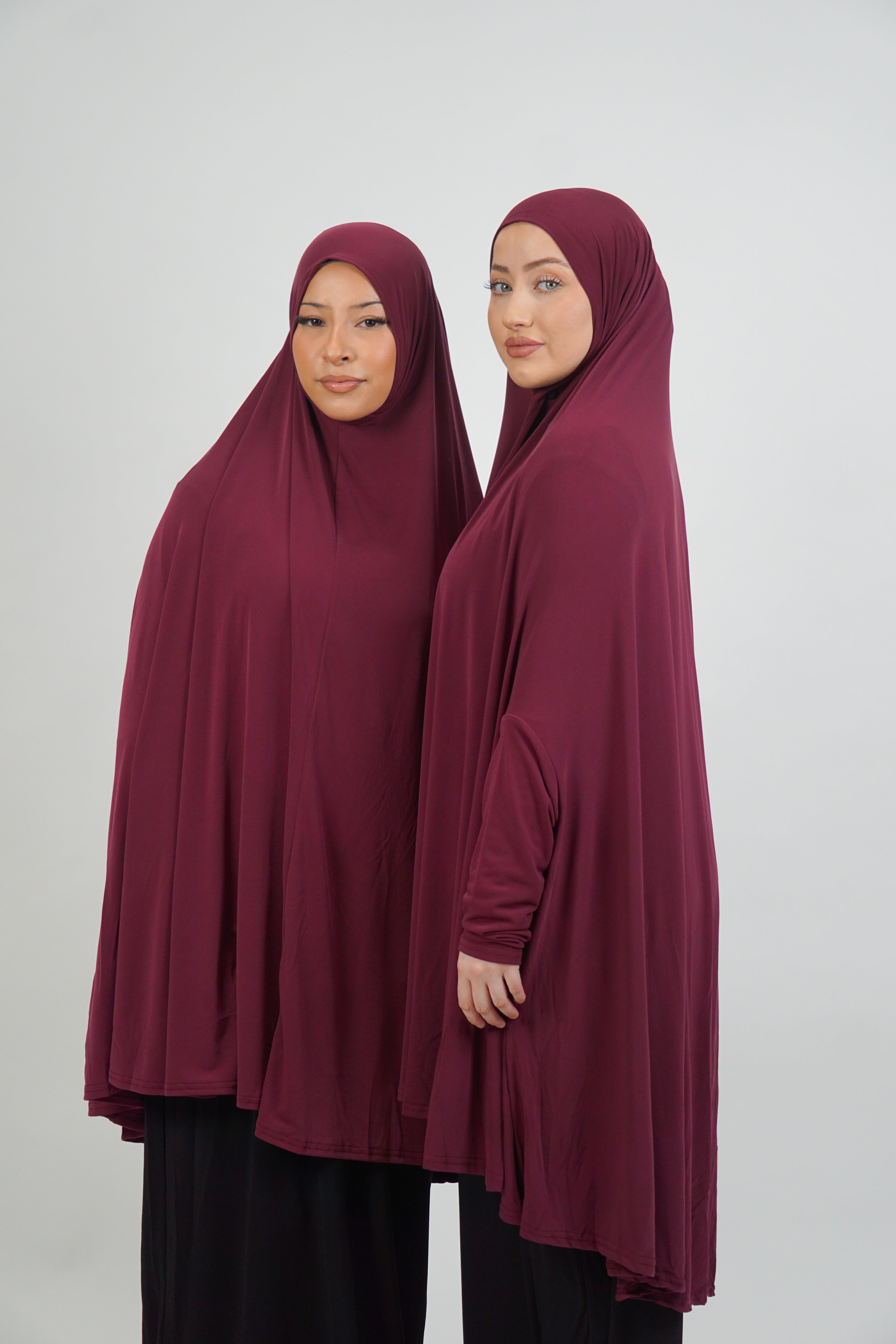 Jilbab - Dark Maroon