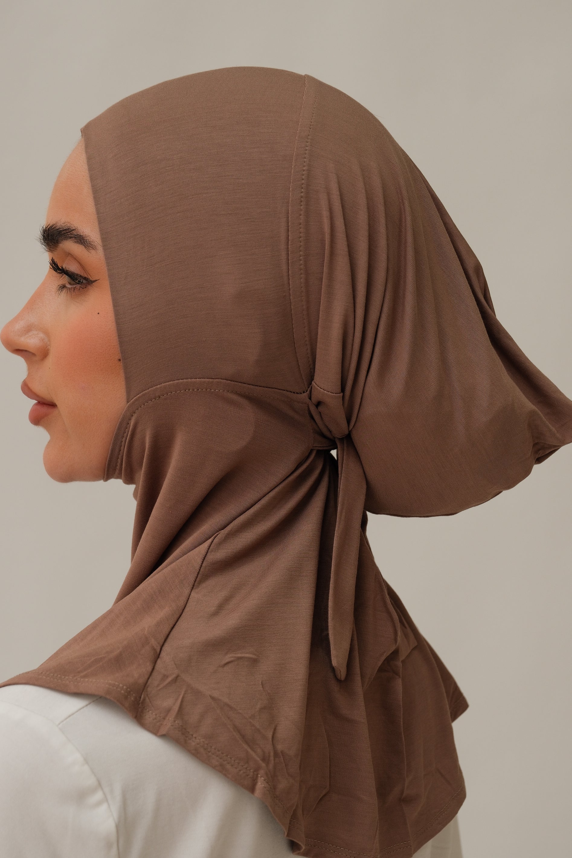 Tie back ninja Cap - Pine bark