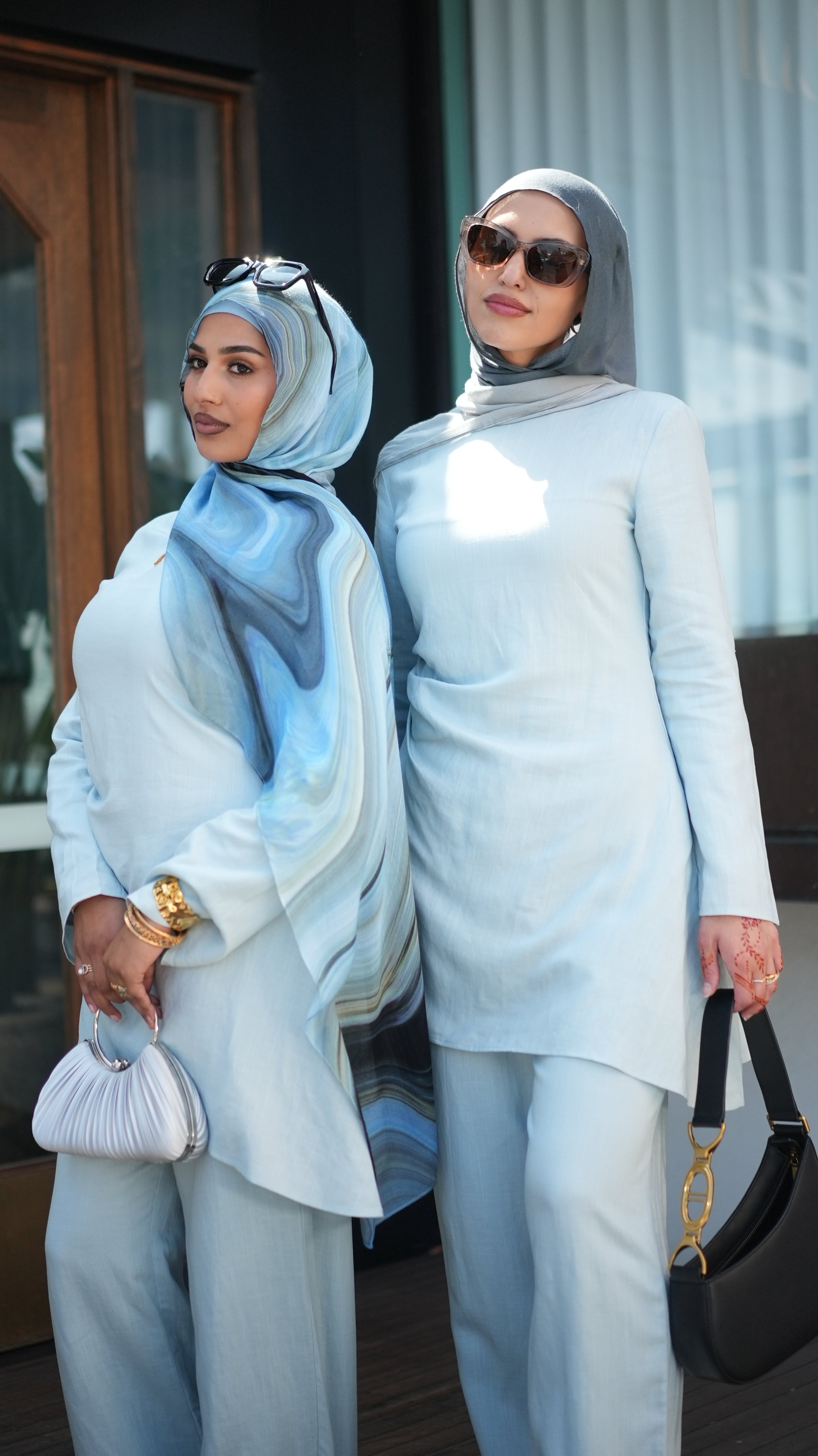 Sakina Trousers - Sky