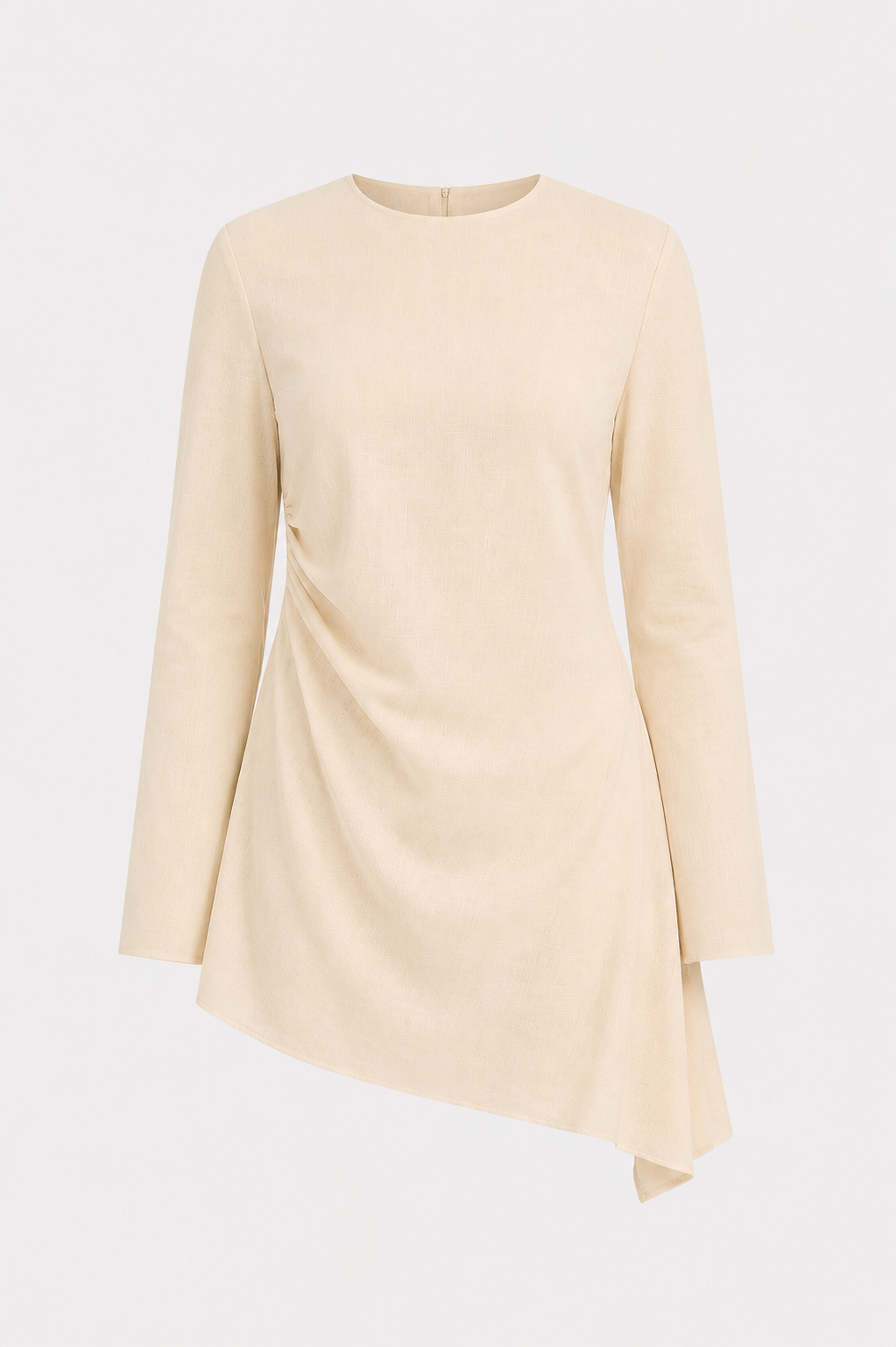 Sakina Asymmetric Top - Buttercream