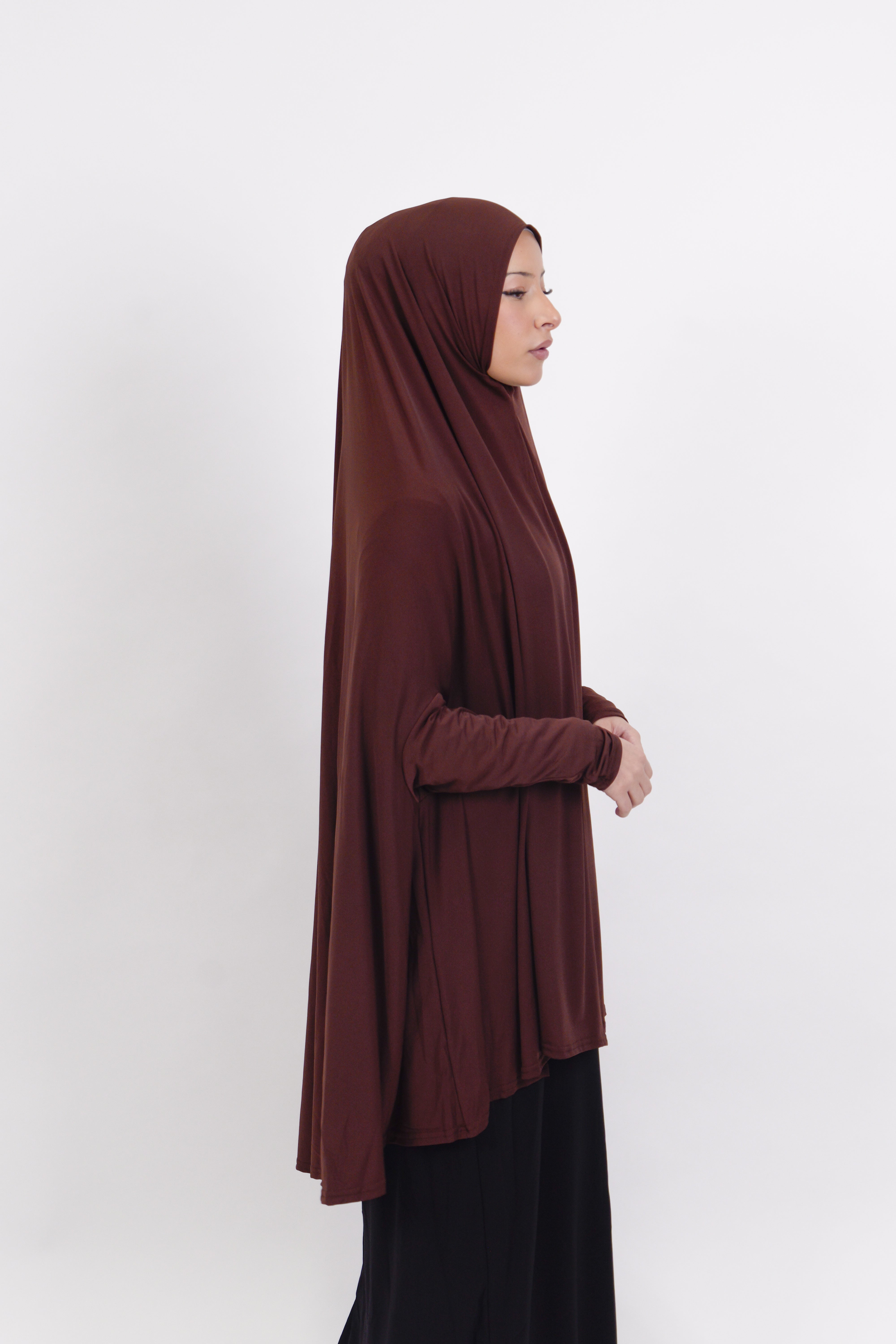 Jilbab - Deep Mahogany