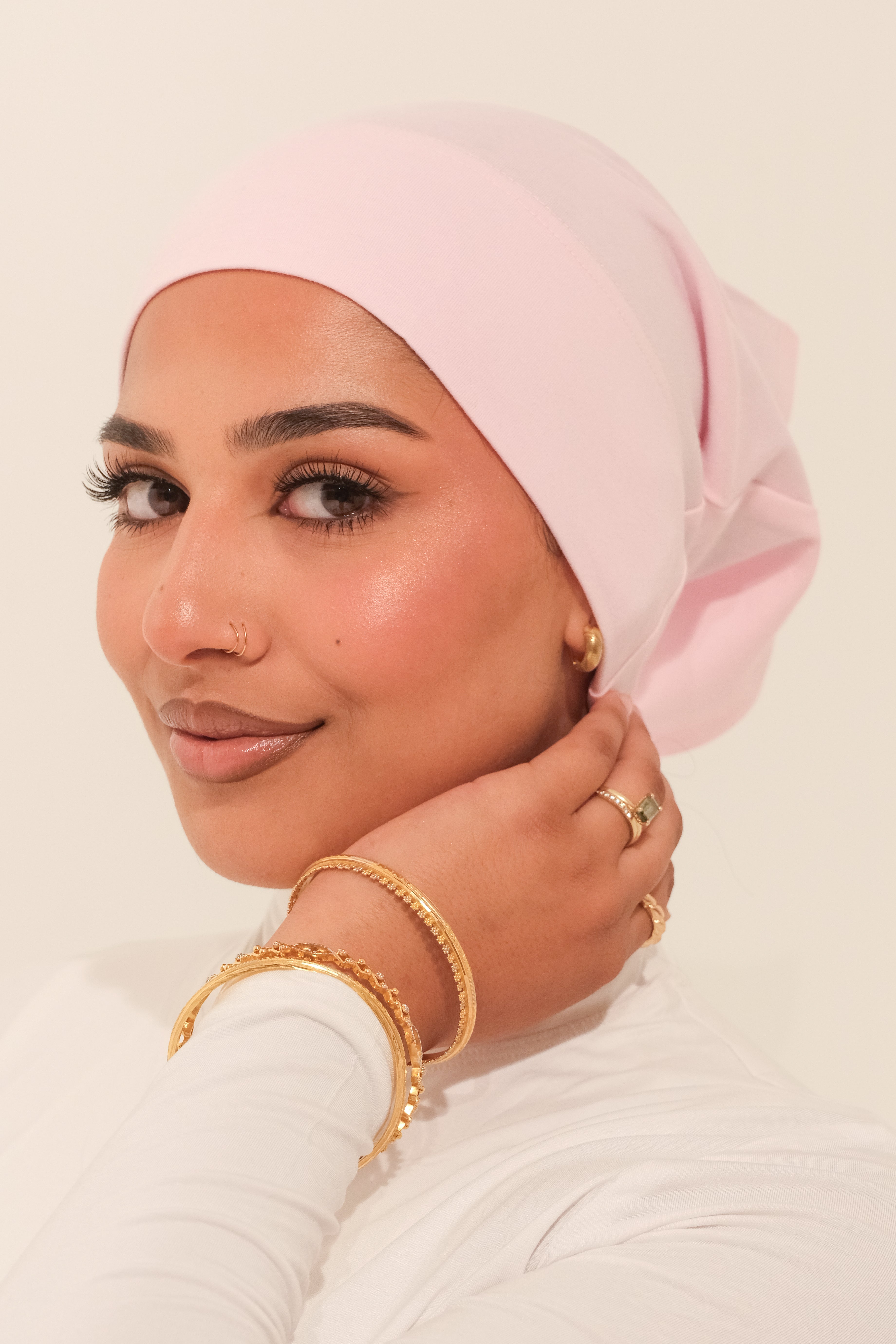 Cotton Undercap - Pink