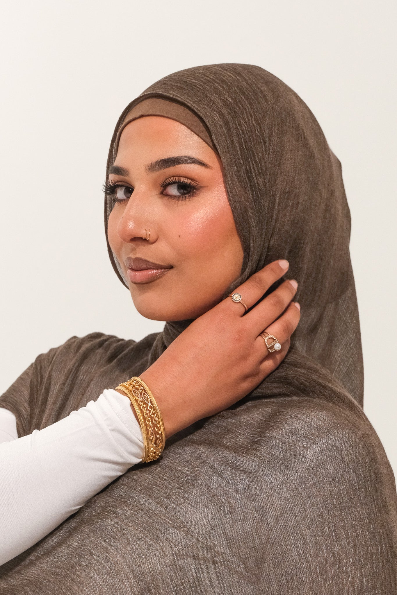 Rayon crinkle - Malt Ball