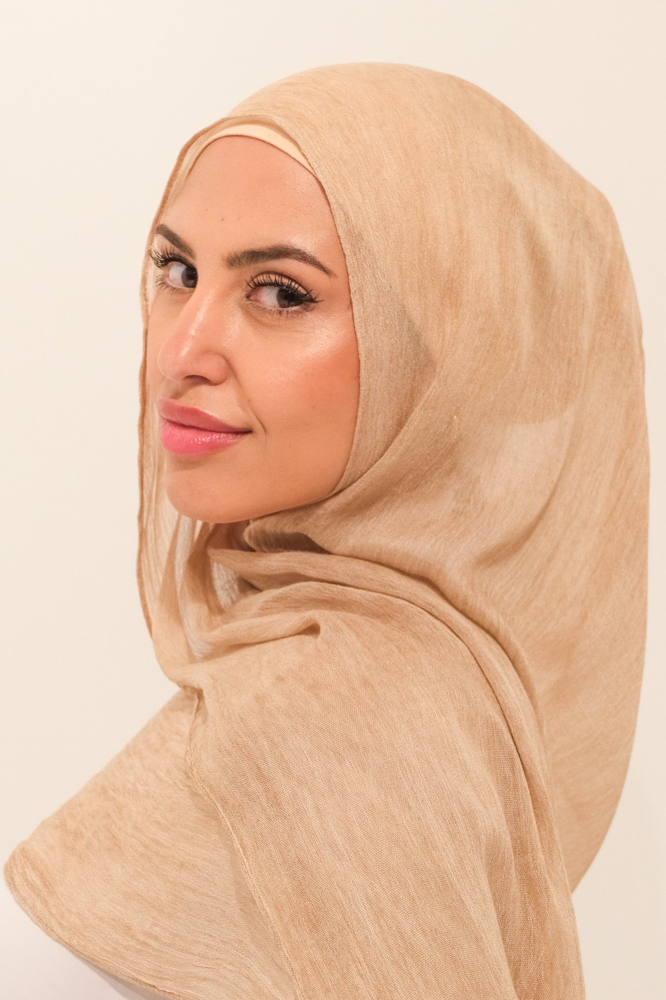 Rayon crinkle - Summer Sand