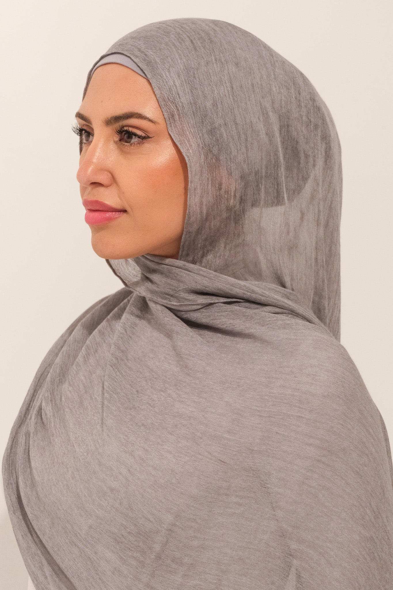 Rayon crinkle - Light Grey