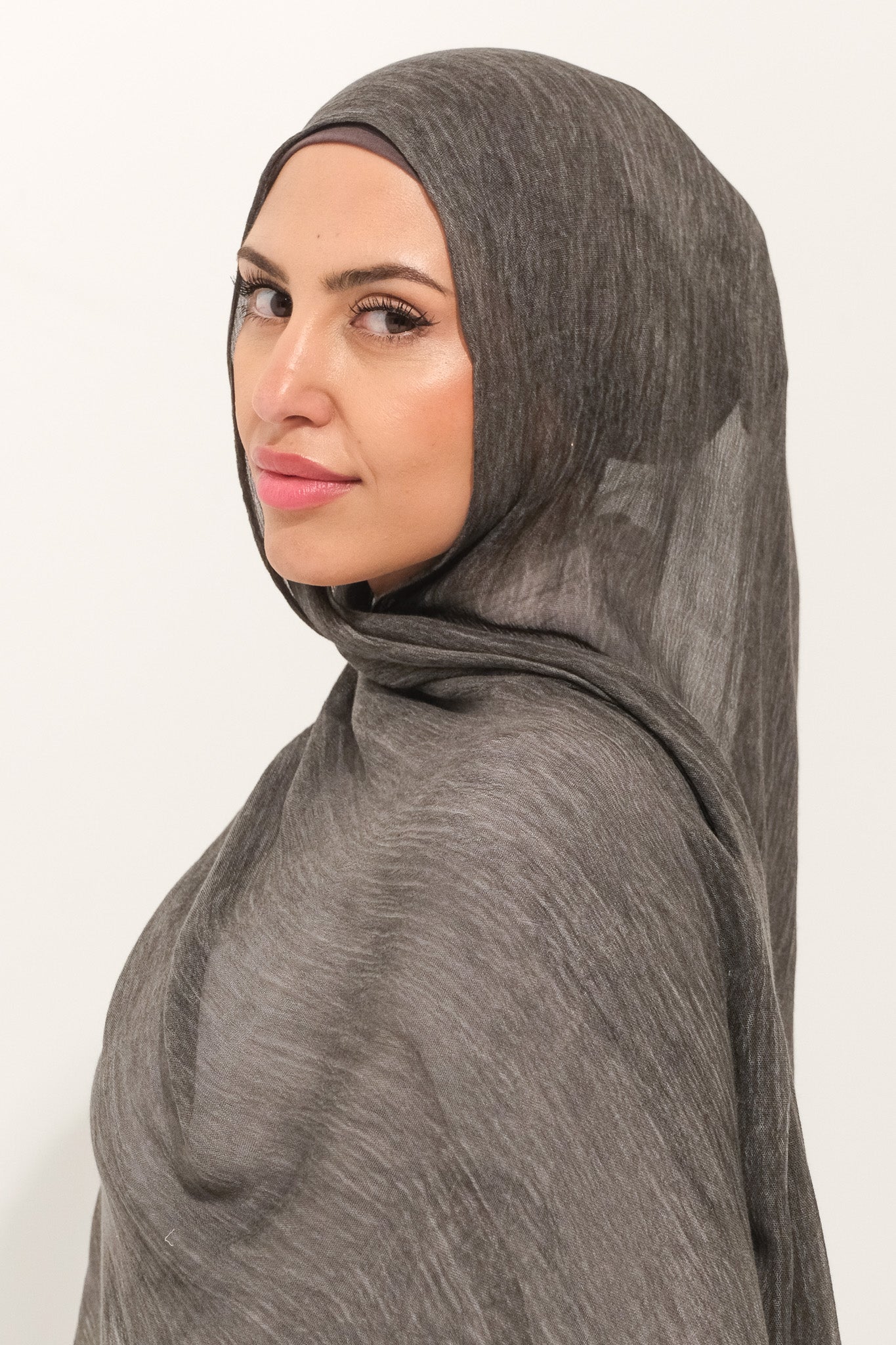 Rayon crinkle - Shadow