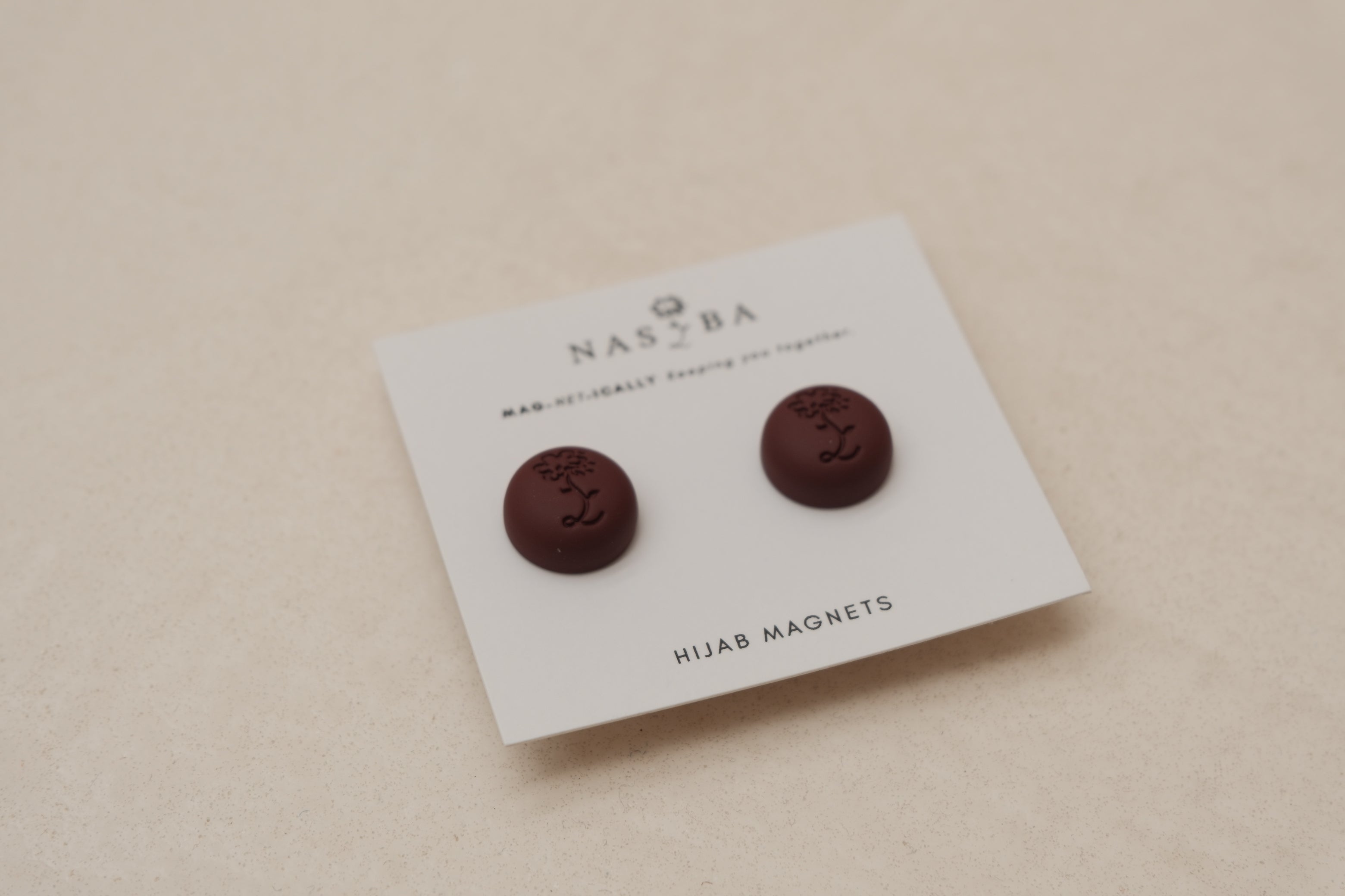 Hijab Magnets - chocolate
