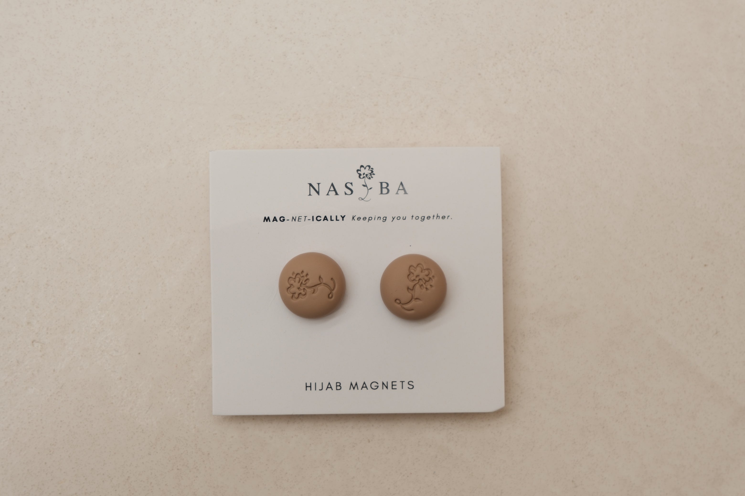 Hijab Magnets - Beige