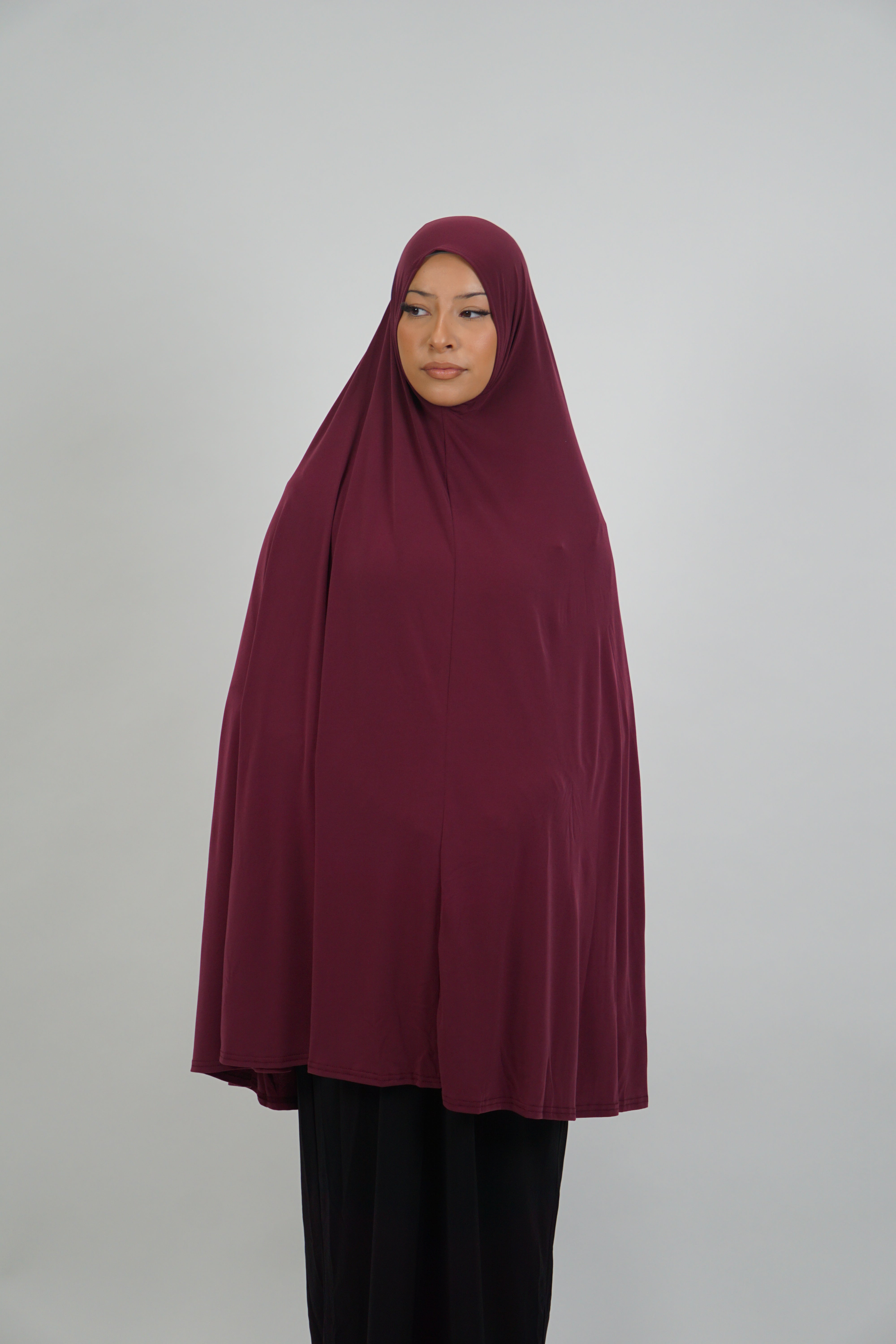 Jilbab - Dark Maroon