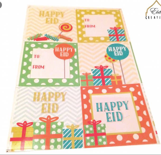 Happy Eid Stickers - Nasiba