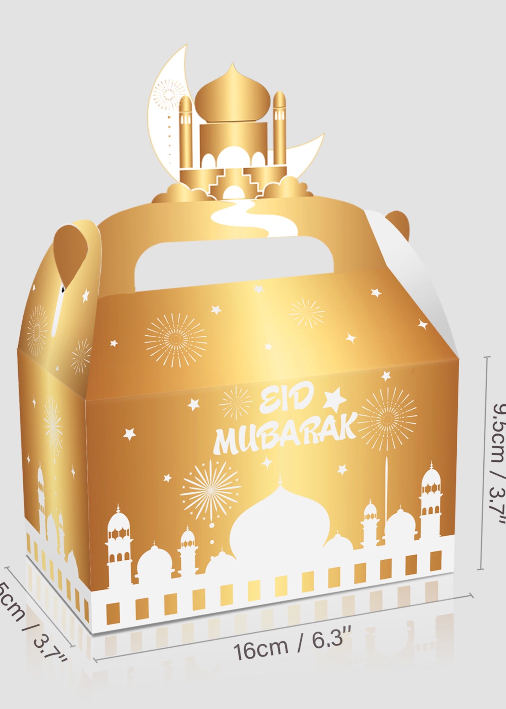 12pc Eid Mubarak boxes - Nasiba